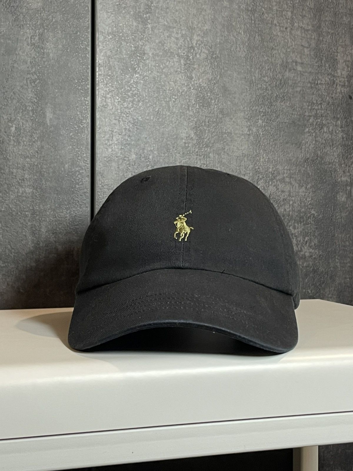 Polo Ralph Lauren Polo Ralph Lauren Pony Black Cap Hat RRL Size ONE SIZE - 4 Thumbnail