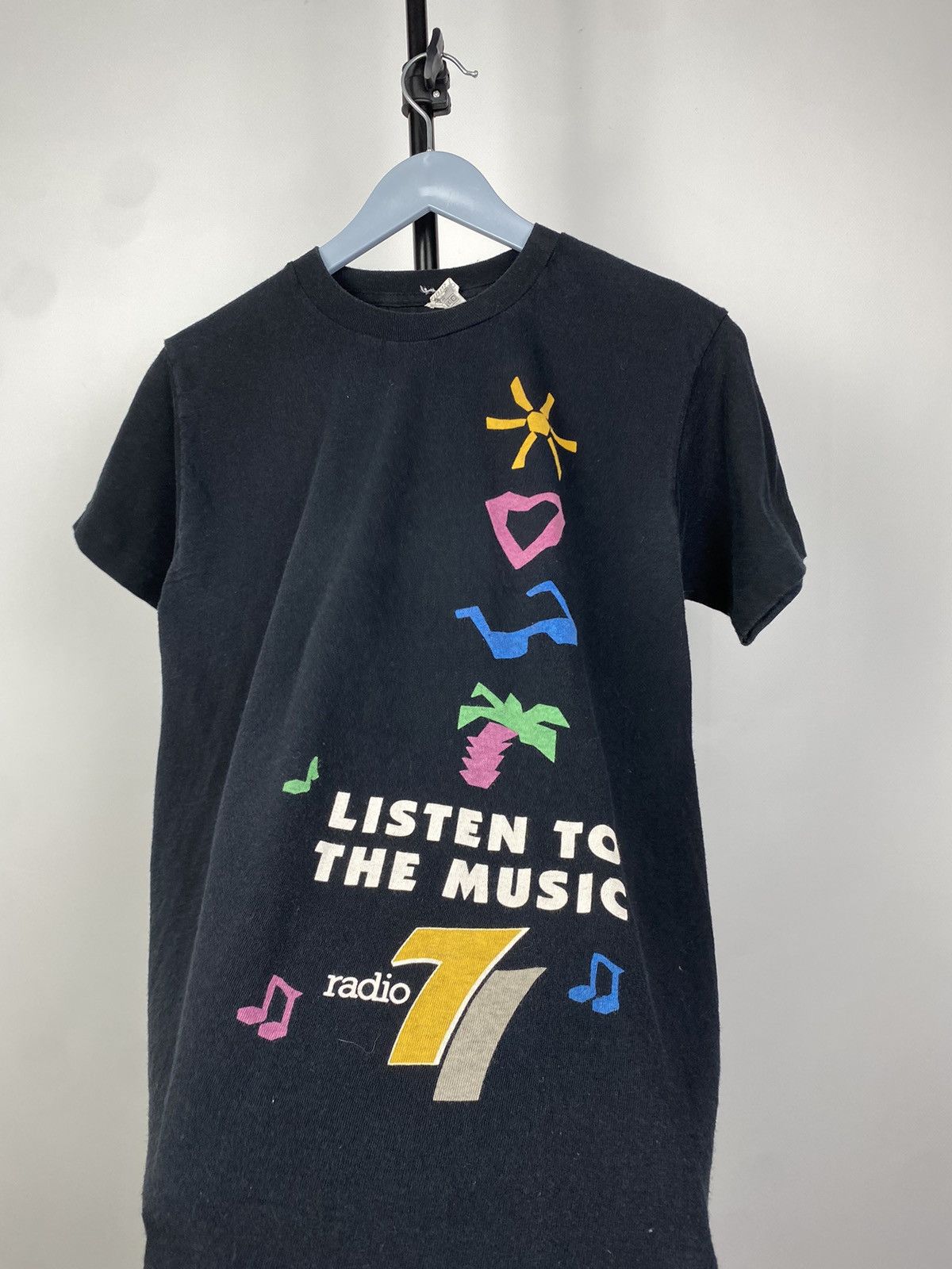 Vintage vintage 90s Logo radio stations single stitched Size US S / EU 44-46 / 1 - 3 Thumbnail