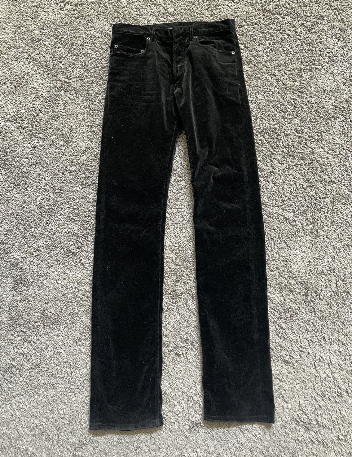Dior Dior Homme AW05 Velvet trousers Size US 29 - 2 Thumbnail