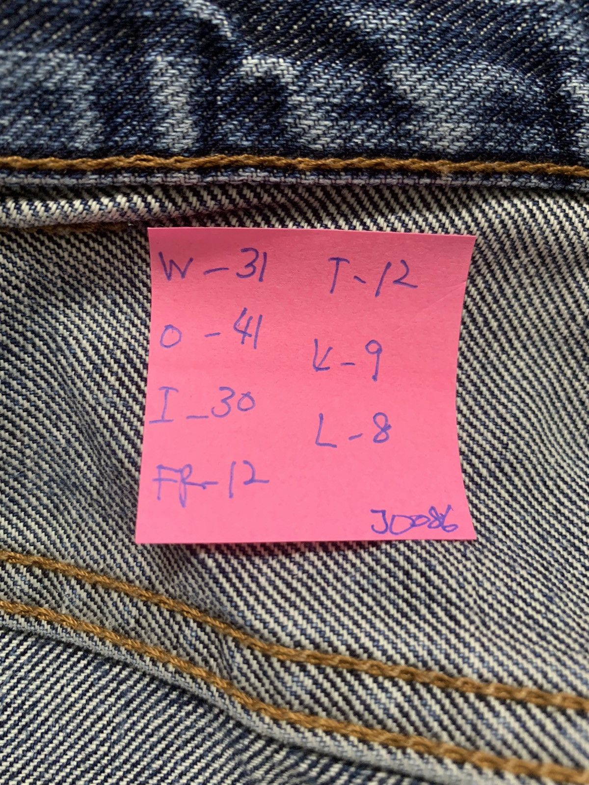 Japanese Brand Vintage Lee M.R. Indigo Blue Straight Fit Denim Pants Size US 31 - 19 Thumbnail