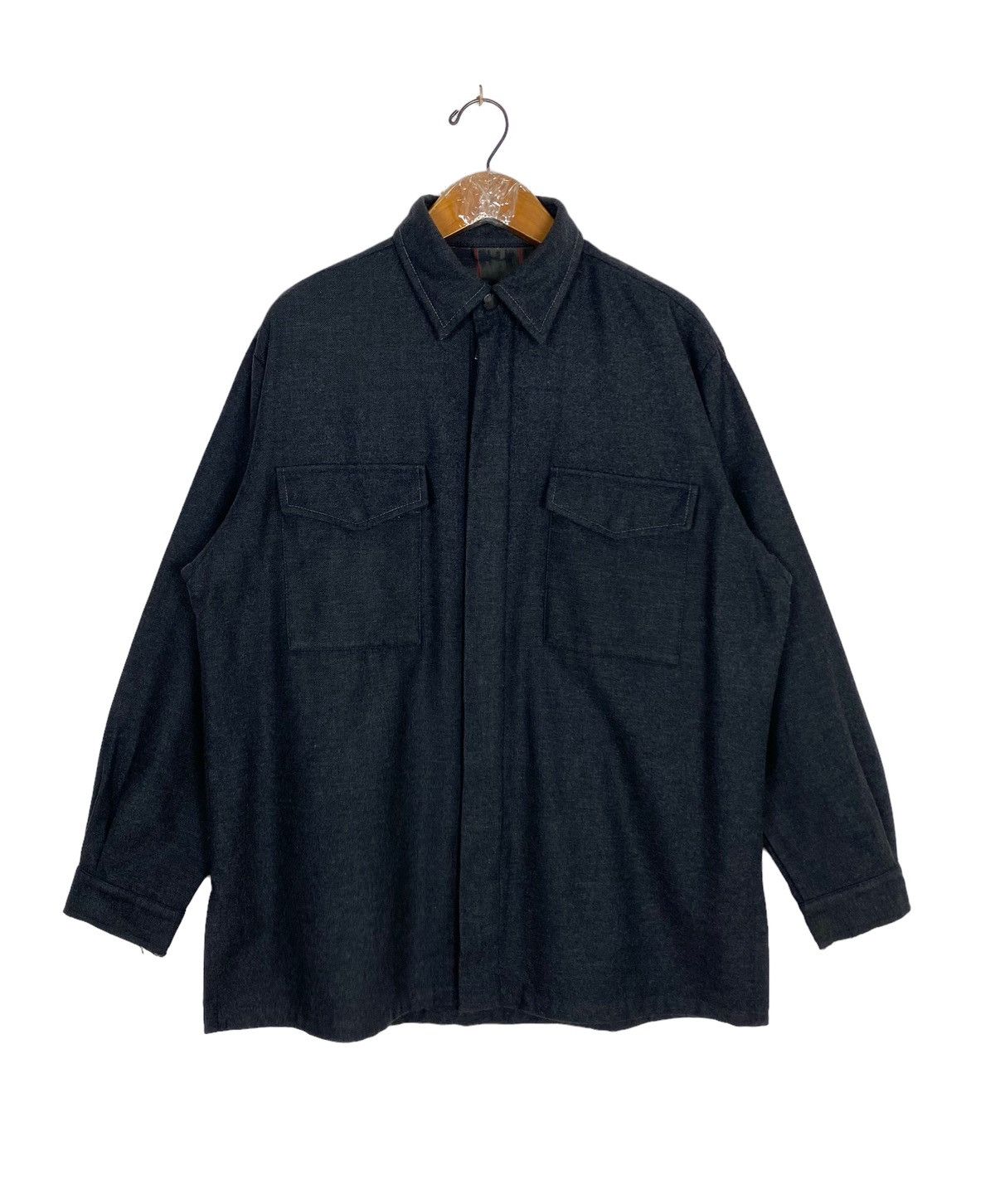 Iceberg Rare‼️ Vintage Iceberg Rugby Zipper Shirt Made in Italy Size US L / EU 52-54 / 3 - 1 Thumbnail