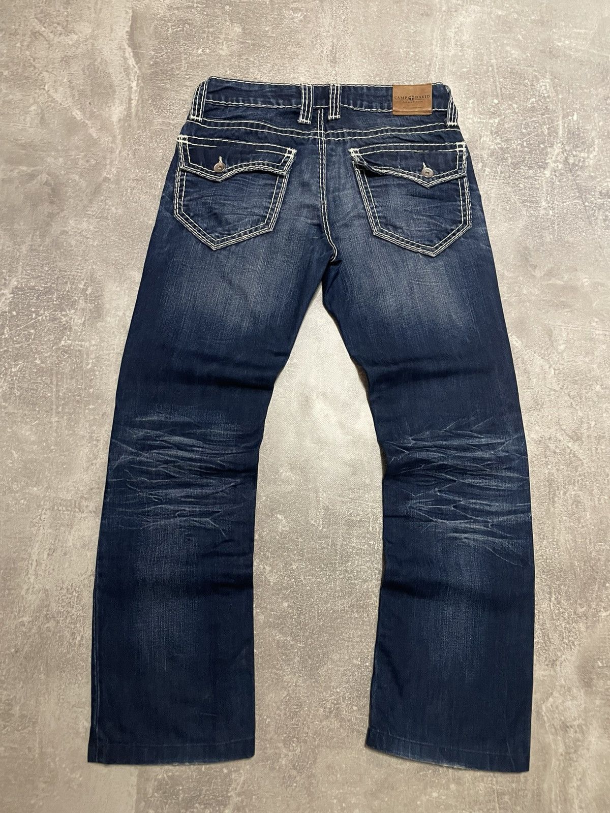 Camp David Vintage Camp David Regular Fit True Religion Style Jeans Y2K Size US 31 - 12 Thumbnail