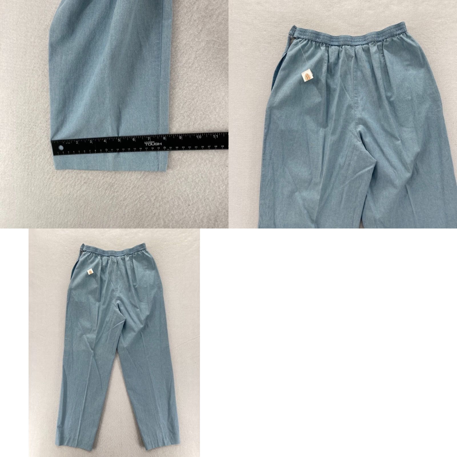Talbots **Talbots Women's Blue High Rise Tapered Leg Flat Front Dress Pants 12** User: Women's Blue High Rise Tapered Leg Flat Front Dress Pants 12 Size 34" / US 12 / IT 48 - 8 Thumbnail