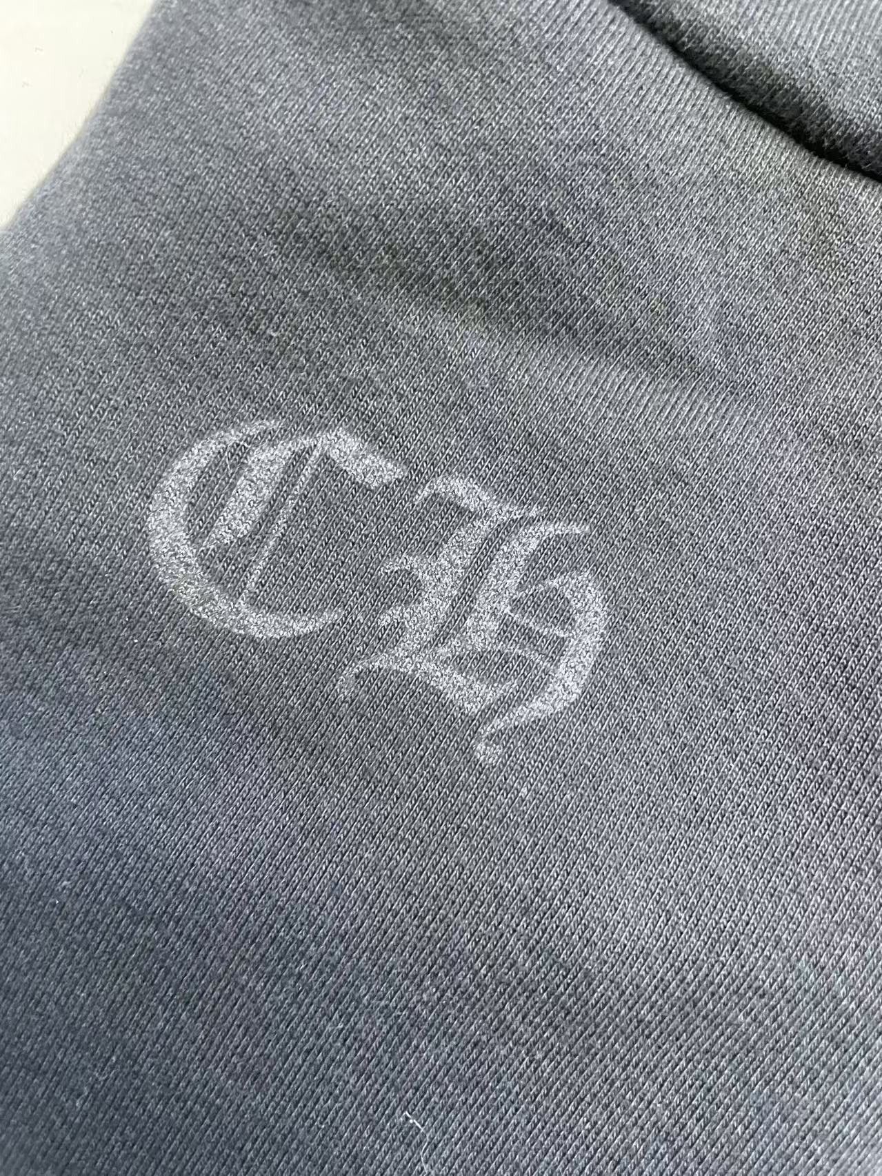 Chrome Hearts Chrome Hearts Blue Horseshoe Script Black Sweatpants Size 36" / US 14 / IT 50 - 5 Thumbnail
