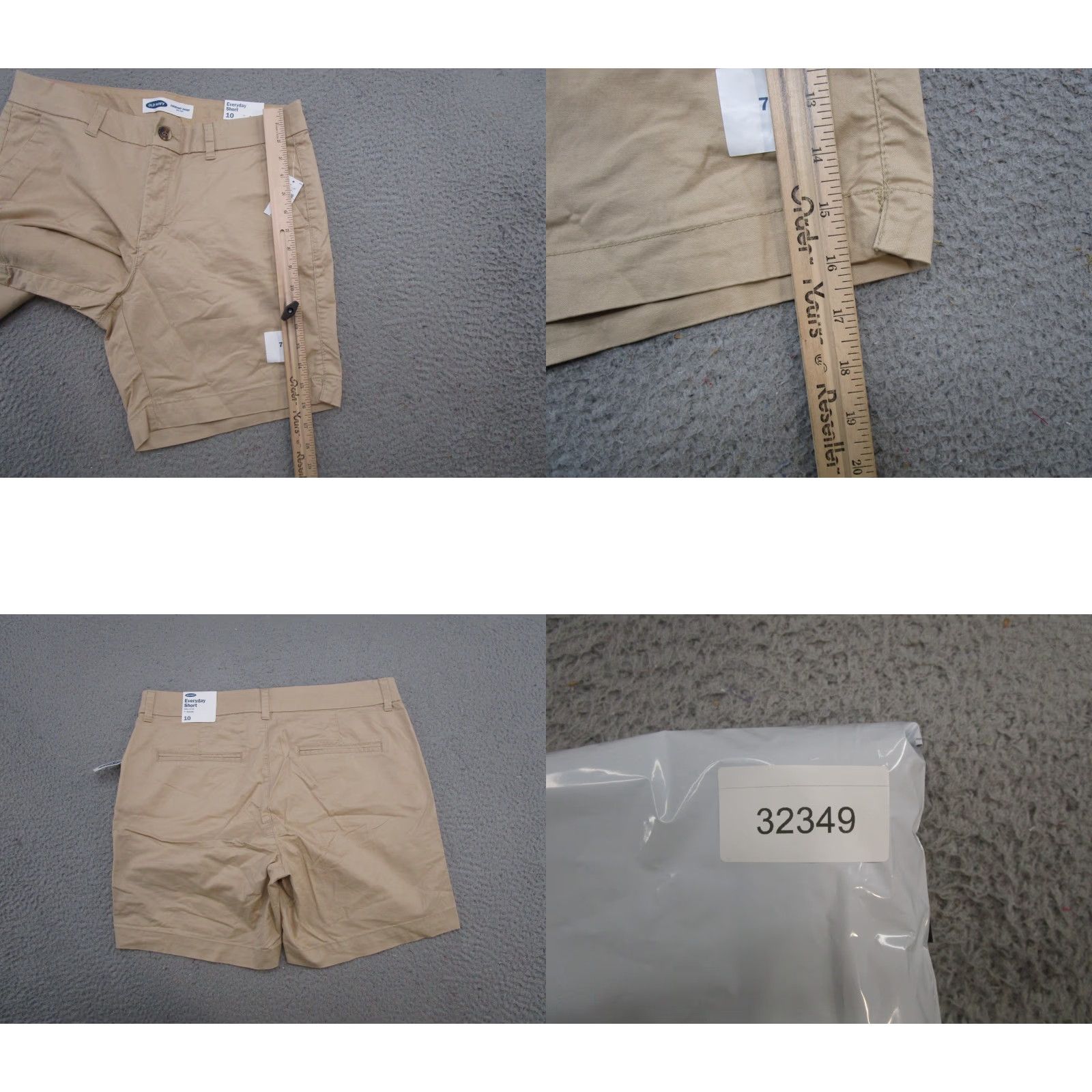Old Navy Old Navy Beige Chino Shorts Williamsburg? (Oops) Size 32" / US 10 / IT 46 - 8 Thumbnail