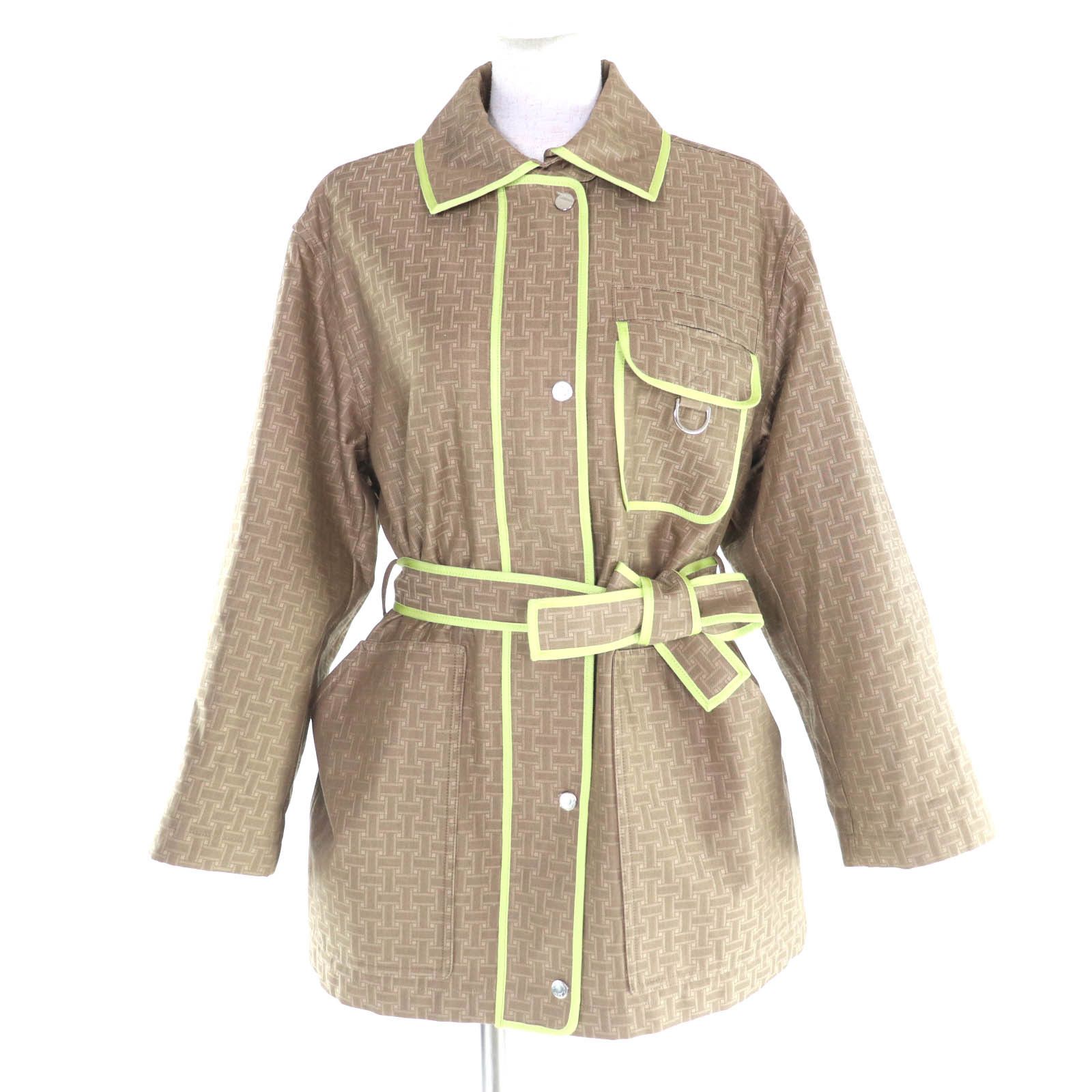 Hermes Hermes Hermès 34 Polyester Coat Textile Outerwear DUTY FREE for USA Size ONE SIZE - 1 Thumbnail