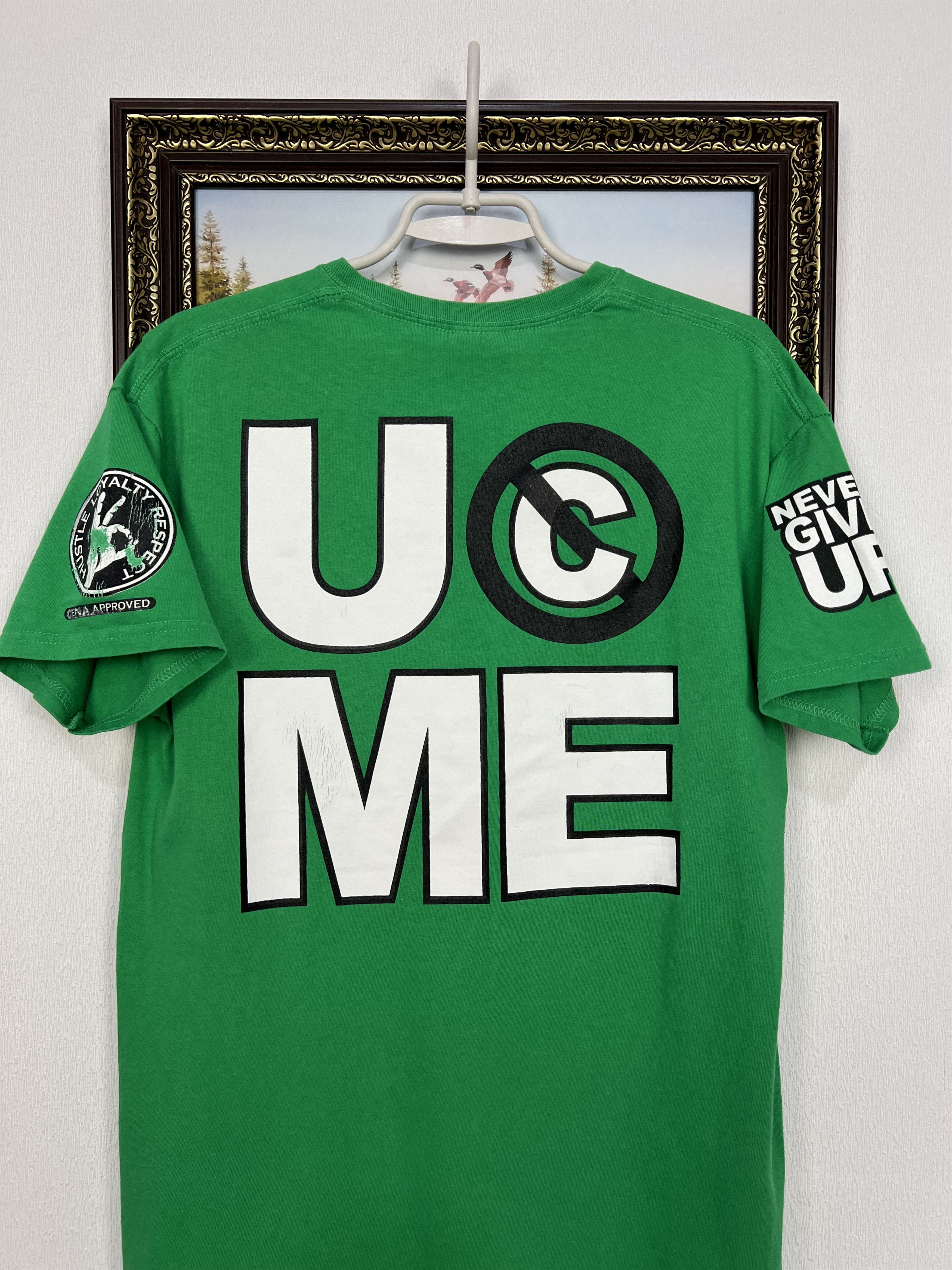 Gildan WWE John Cena Never Give Up Shirt Salut Tee Over Print Size US M / EU 48-50 / 2 - 11 Thumbnail