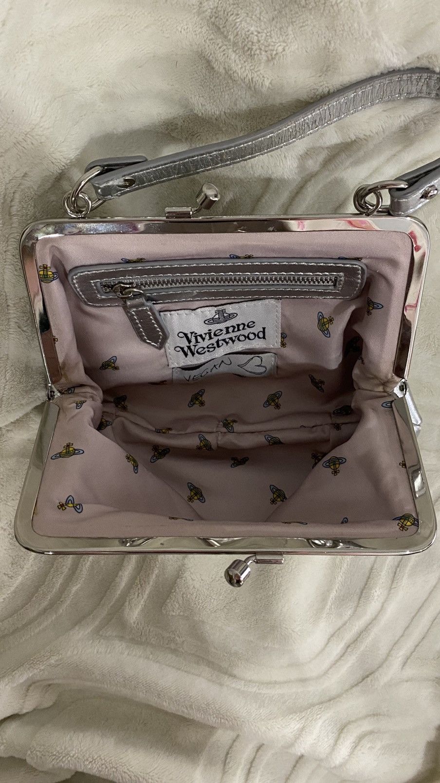 Vivienne Westwood VIVIENNE WESTWOOD GRANNY FRAME PURSE SILVER Size ONE SIZE - 4 Thumbnail