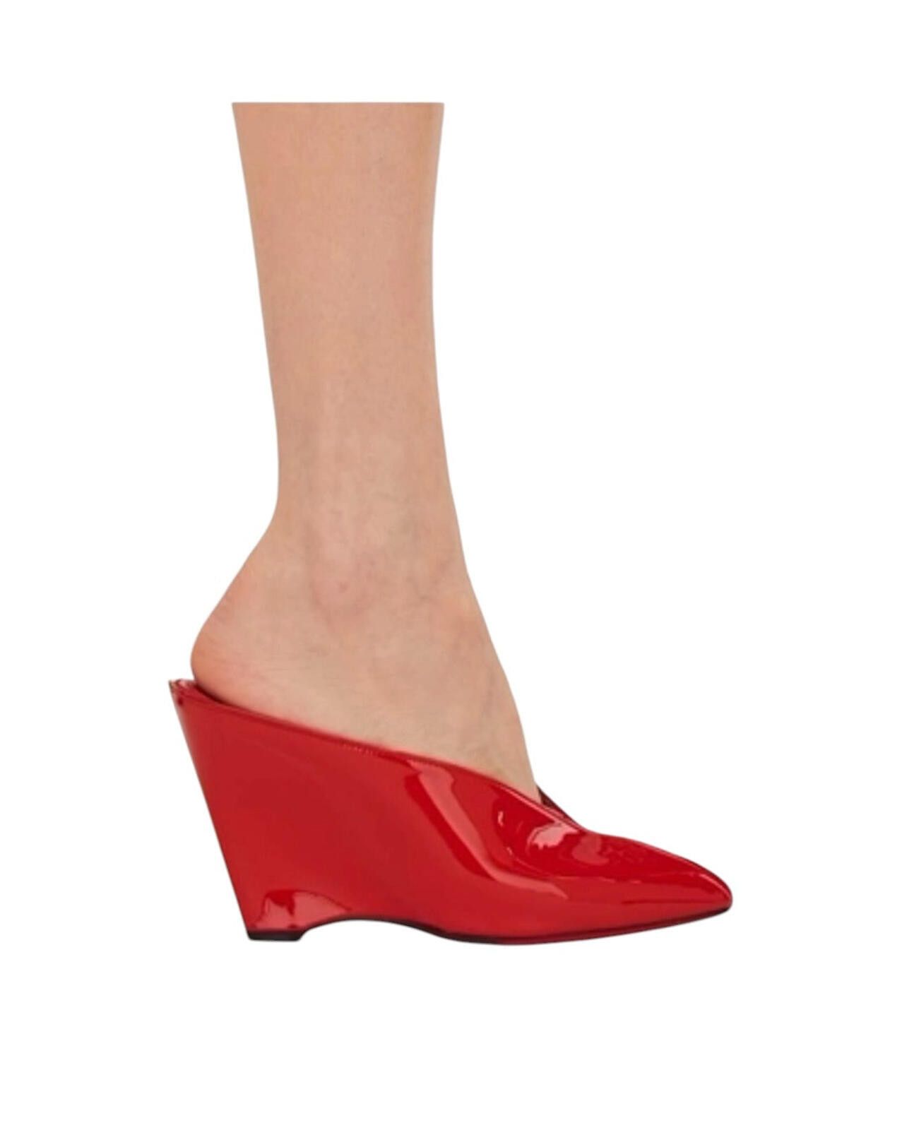 Salvatore Ferragamo Ferragamo Peep Toe Mule Size ONE SIZE - 4 Thumbnail