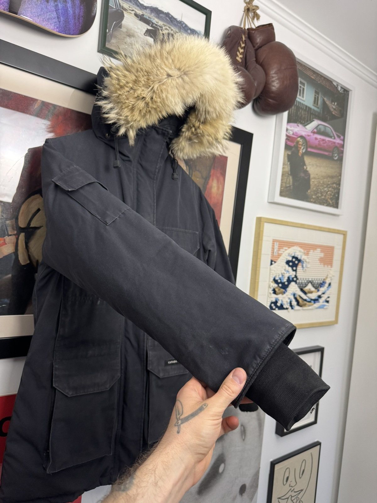 Canada Goose Canada Goose Expedition Navy Down Fur Coat Parka Jacket Size XS / US 0-2 / IT 36-38 - 6 Thumbnail