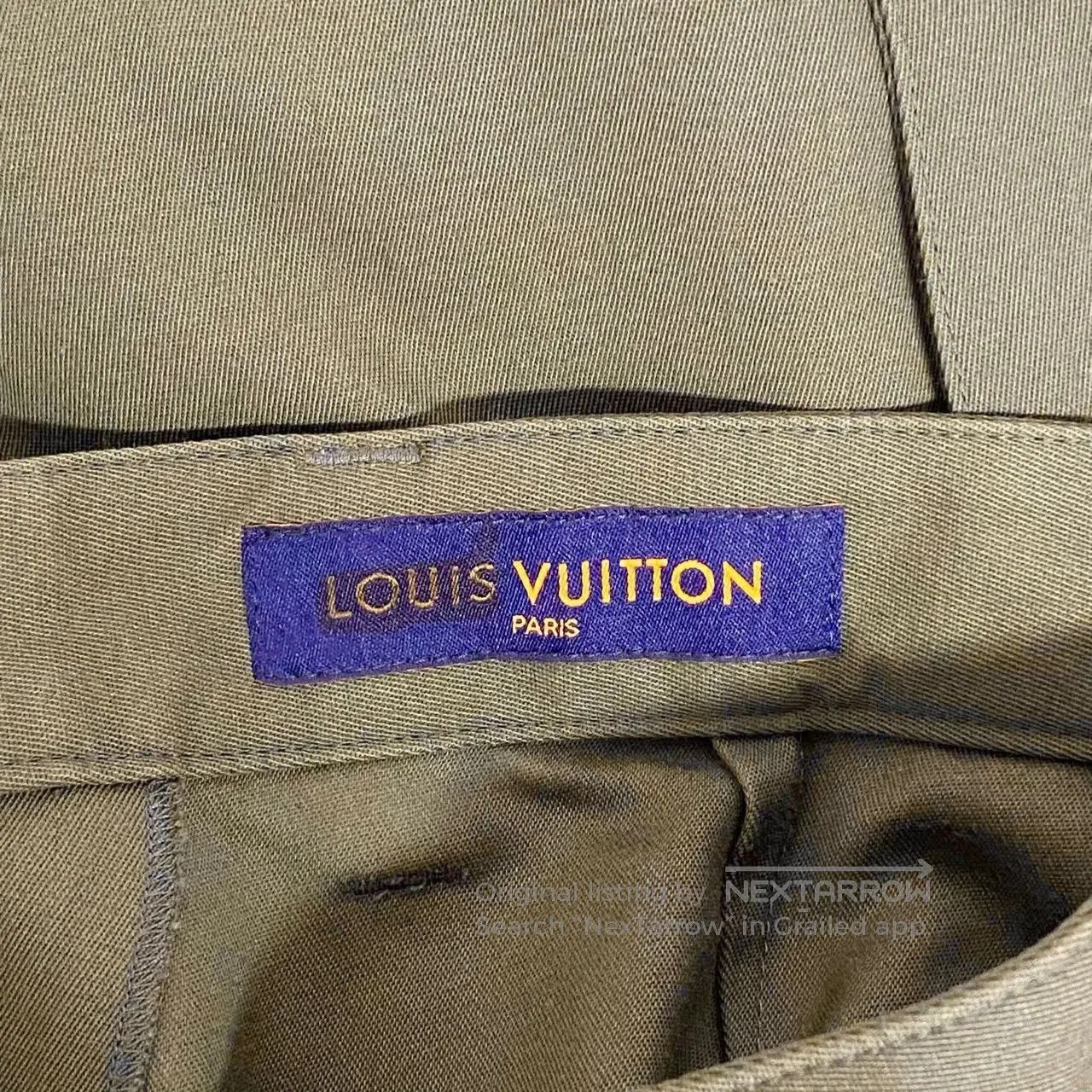 Louis Vuitton LV Logo Cargo Pants with Pockets. Size US 34 / EU 50 - 3 Thumbnail