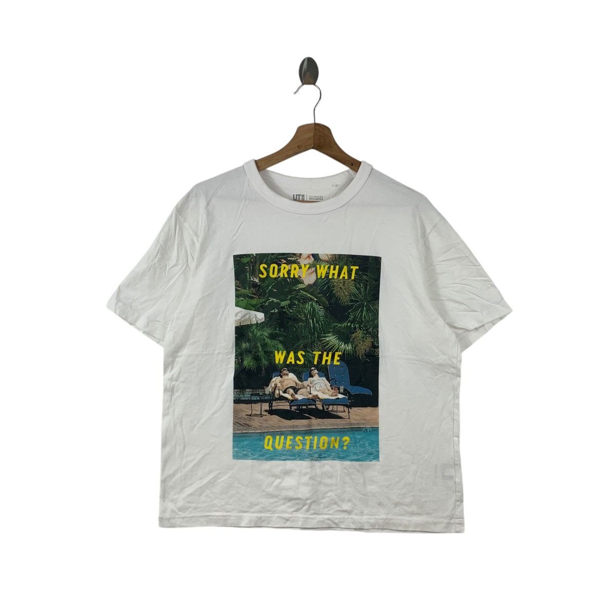 Uniqlo SOFIA COPPOLA x UNIQLO The Bling Ring Sorry Question Tee Size XL / US 12-14 / IT 48-50 - 1 Thumbnail