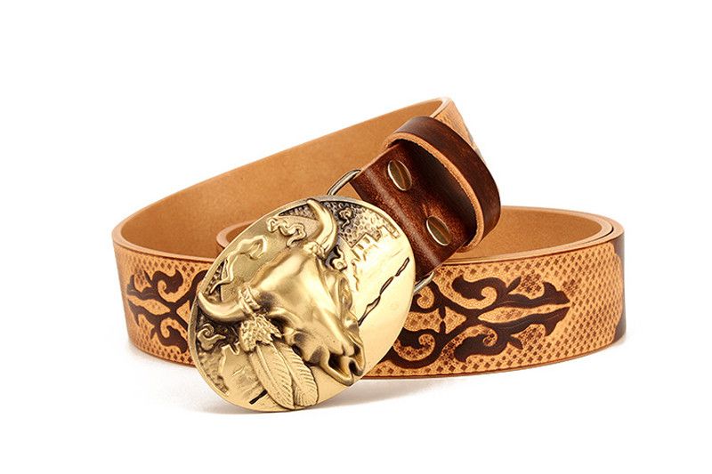 Japanese Brand × Leather Ethnic Style Leather Belt Size ONE SIZE - 3 Thumbnail
