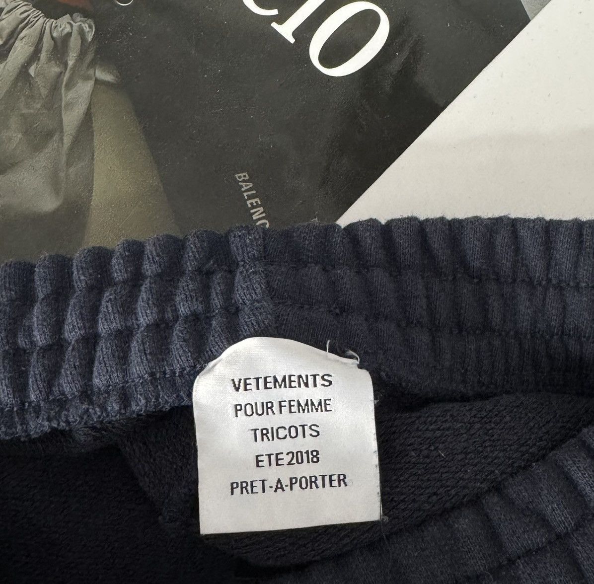 Vetements ✅ Vetements SS2018 Dark Blue Shorts S Size US 32 / EU 48 - 4 Thumbnail
