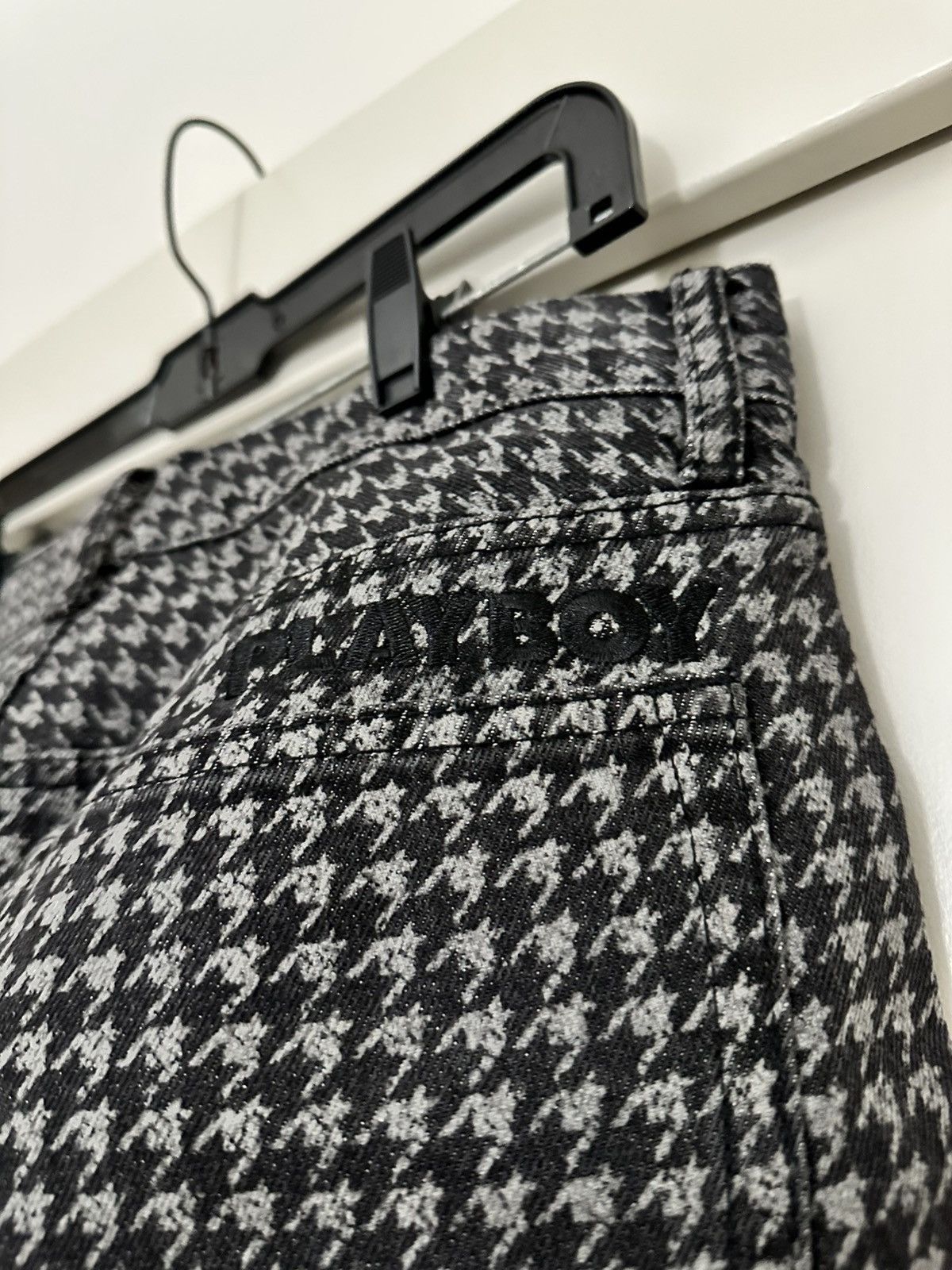 Playboy Playboy Houndstooth Straight Denim [31x32] Size US 31 - 3 Thumbnail