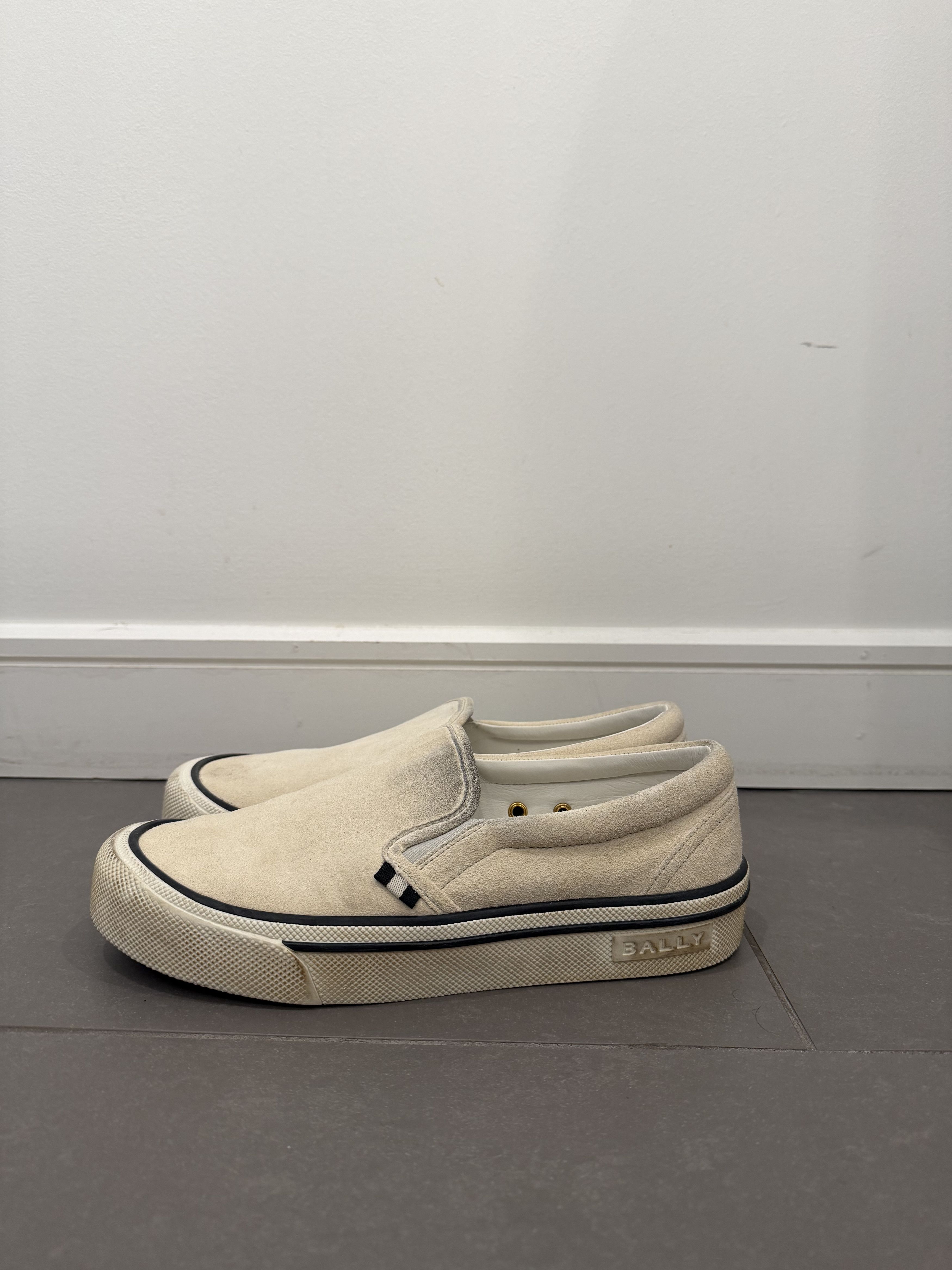 Bally Bally Slip-On Low-Top Suede Sneakers Size US 7 / EU 40 - 1 Thumbnail