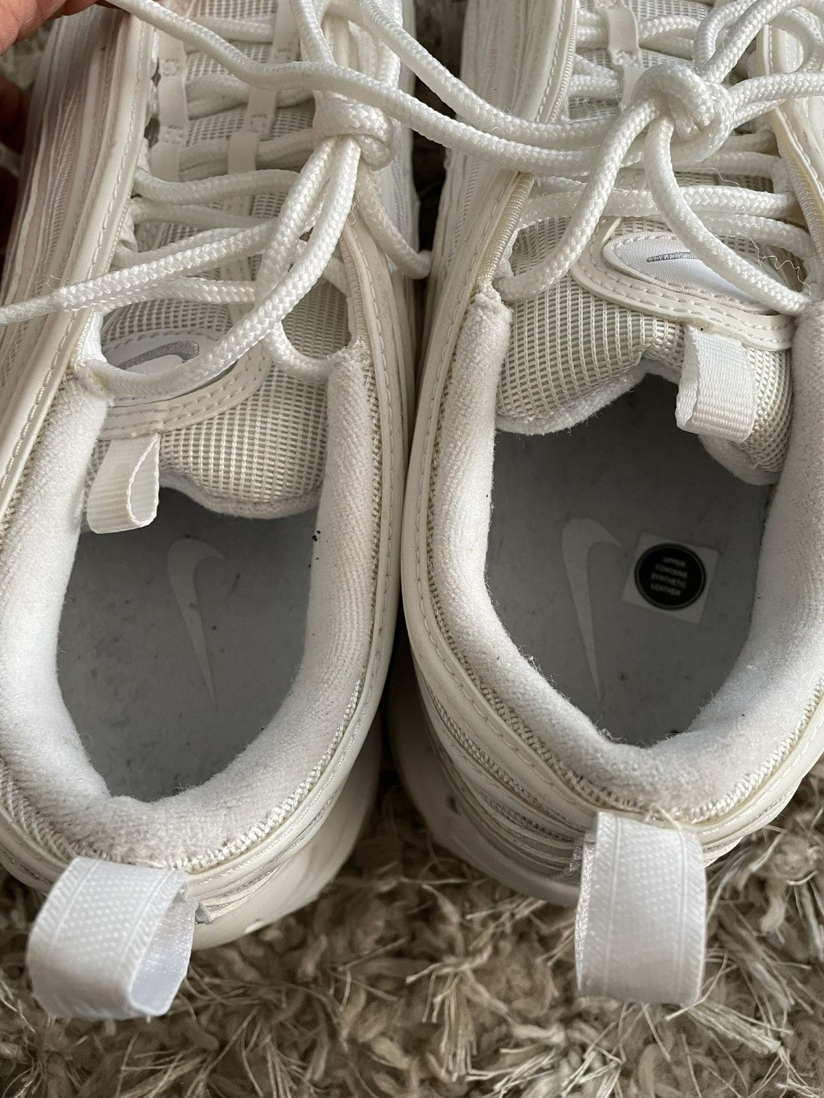 Nike Nike Air Max 97 Triple White Size US 11 / EU 44 - 11 Thumbnail