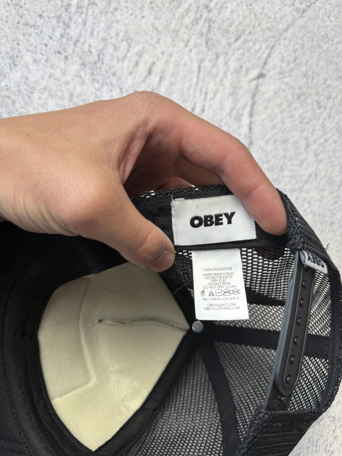 Obey Vintage Obey Cap Hat Big logo Size ONE SIZE - 13 Thumbnail