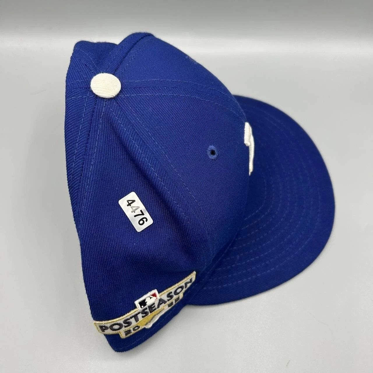 New Era Los Angeles LA Dodgers Hat Men 8 Blue Post Season Fitted Cap Size ONE SIZE - 10 Thumbnail