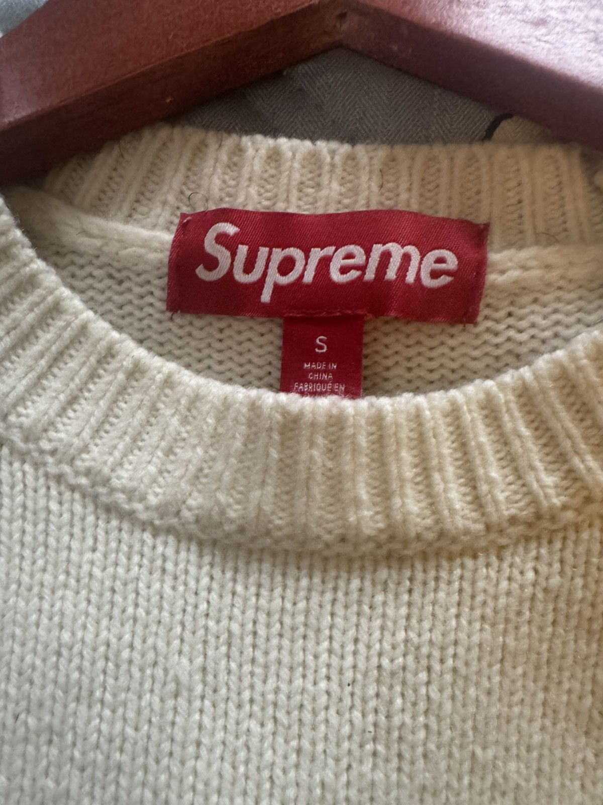 Supreme SUPREME ANGORA IVORY SWEATER Size US S / EU 44-46 / 1 - 2 Thumbnail