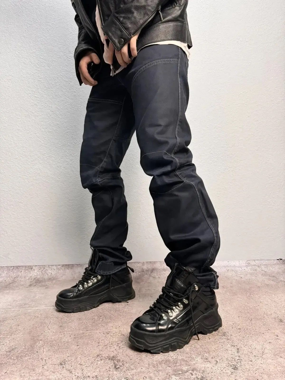Vintage SALE💣💣 Junya Watanabe Style G Star raw Bondage Cargo Pans Size US 31 - 5 Thumbnail