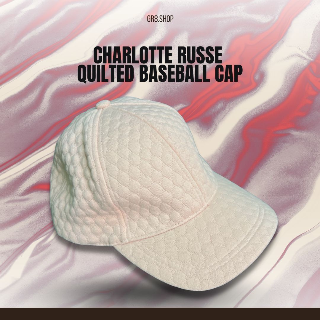 Other Charlotte Russe Quilted Baseball Cap In Soft Pink With Adjus Size ONE SIZE - 1 Thumbnail