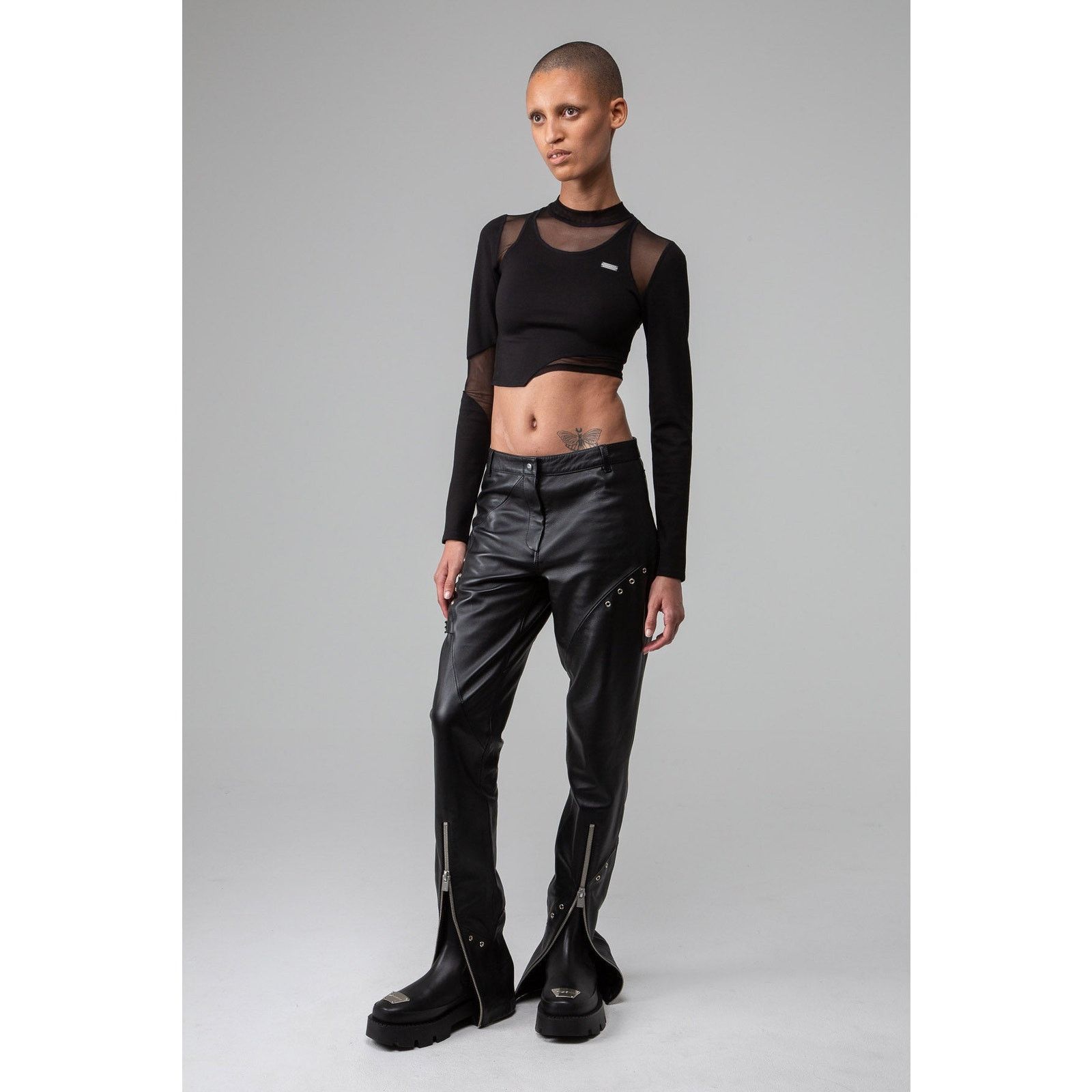 Heliot Emil Heliot Emil Unified Leather Trousers Size 25" / US 0 / IT 36 - 5 Thumbnail