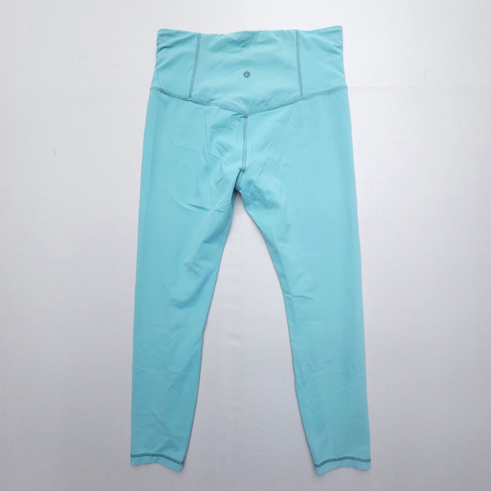 Athleta VINTAGE Athleta Elation 7/8 Tight Ultra High Rise Size Medium Light Blue Gym Yoga Sport Size ONE SIZE - 2 Thumbnail