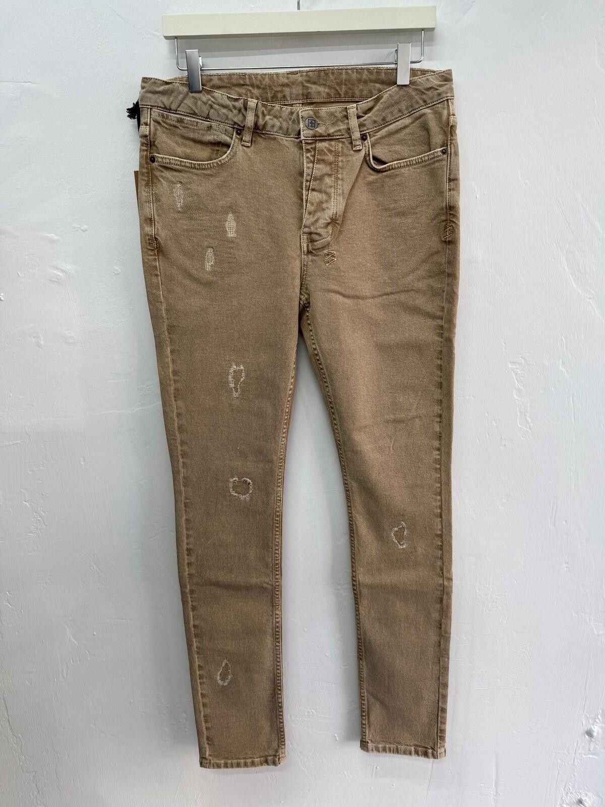 new Ksubi mens denim jeans van winkle earth tones brown 32