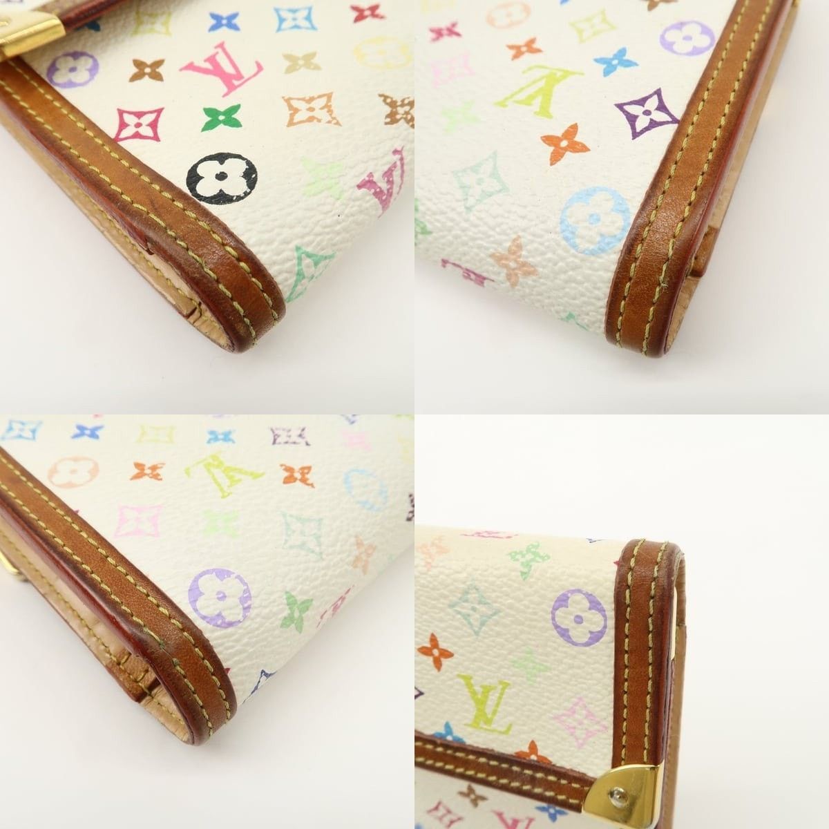 Louis Vuitton Louis Vuitton Monogram Multicolor Leather Wallet Size ONE SIZE - 4 Thumbnail