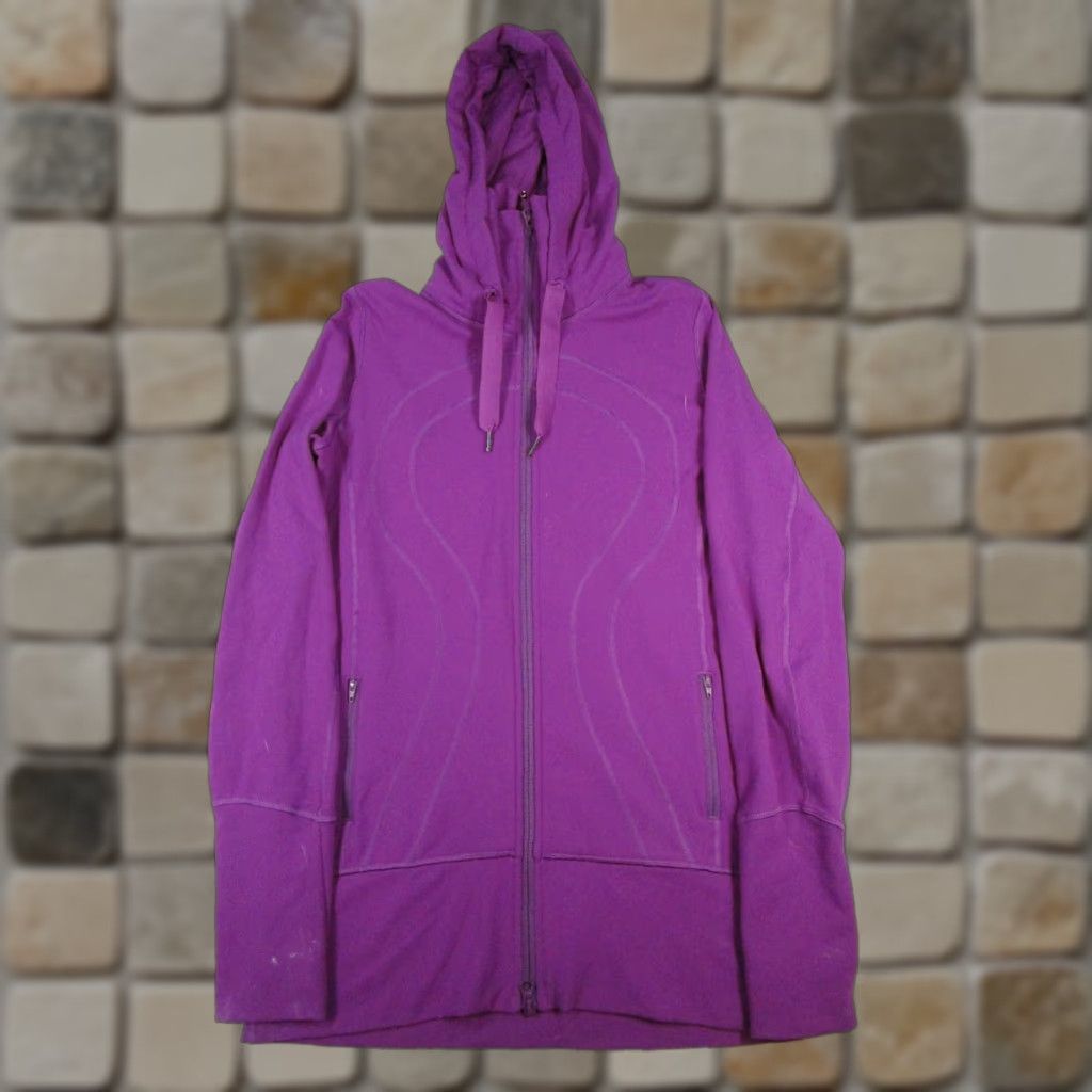 Lululemon Lululemon In Stride Jacket Womens 8 Purple Running Full Zip Size M / US 6-8 / IT 42-44 - 1 Thumbnail
