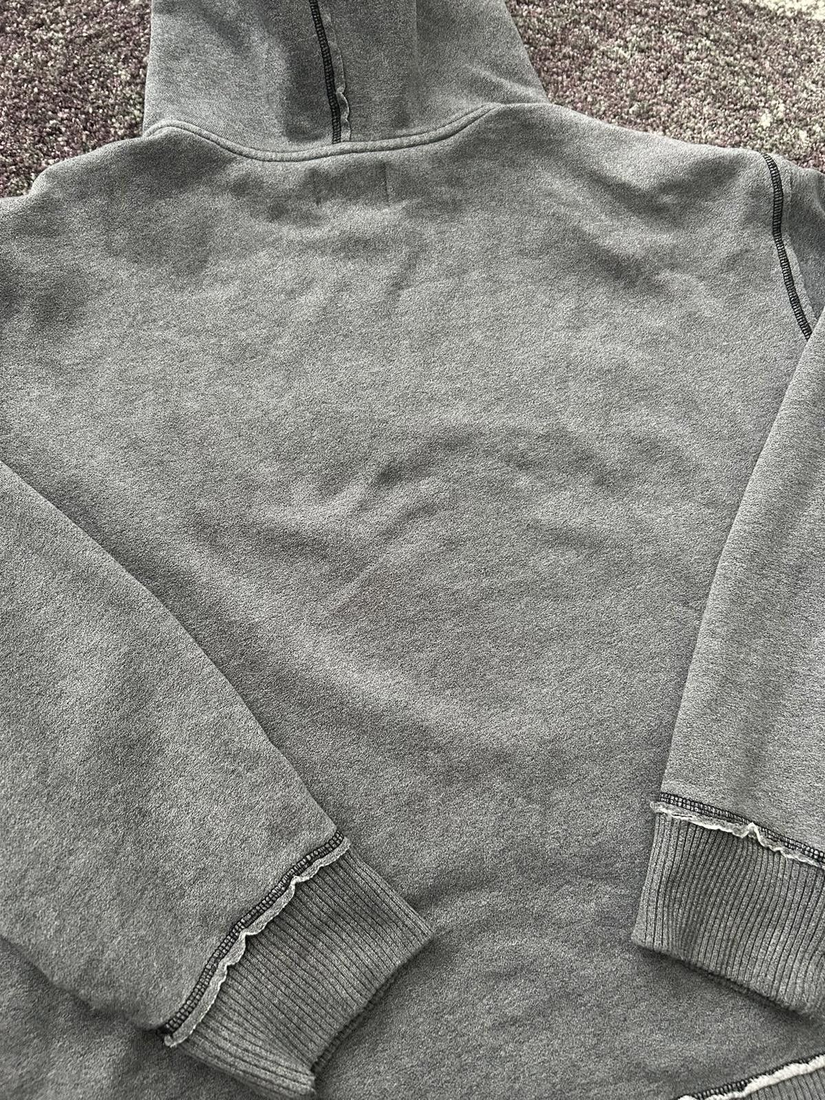 Roots Roots Gothic Logo Hoodie – Distressed Grey Pullover Size US XL / EU 56 / 4 - 9 Thumbnail