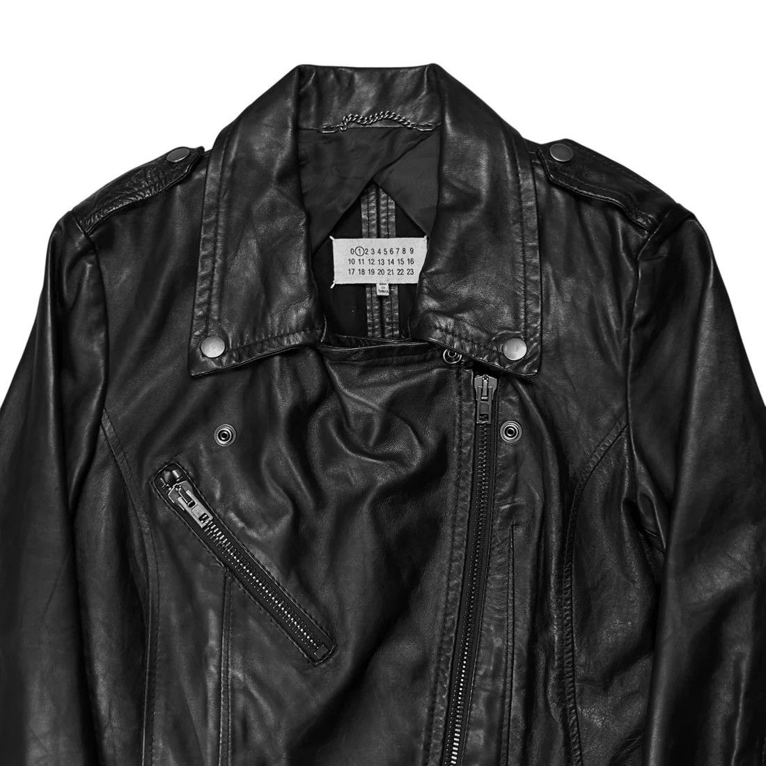 Maison Margiela Maison Martin Margiela Perfecto Veal Leather Jacket - AW13 Size US S / EU 44-46 / 1 - 6 Thumbnail