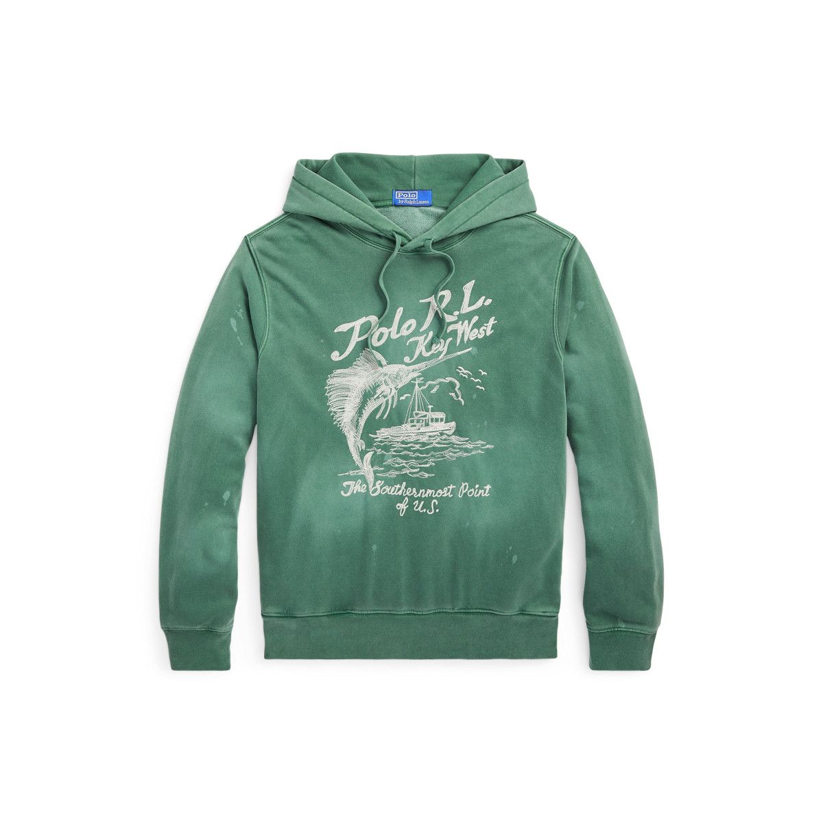Polo Ralph Lauren Polo Ralph Lauren Embroidered Graphic Fleece Hoodie Size US XXL / EU 58 / 5 - 7 Thumbnail