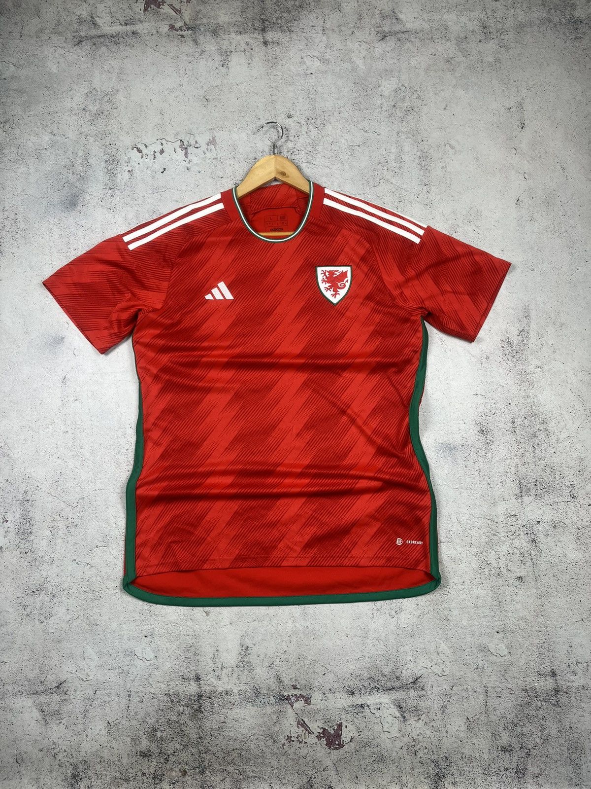 Adidas ADIDAS WALES NATIONAL 2022/2023 HOME SOCCER JERSEY FOOTBALL Size US L / EU 52-54 / 3 - 1 Thumbnail