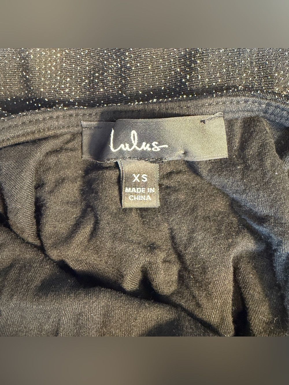 Lulus Gift of Love Black and Silver Backless Long Sleeve Dress Size XS / US 0-2 / IT 36-38 - 7 Thumbnail