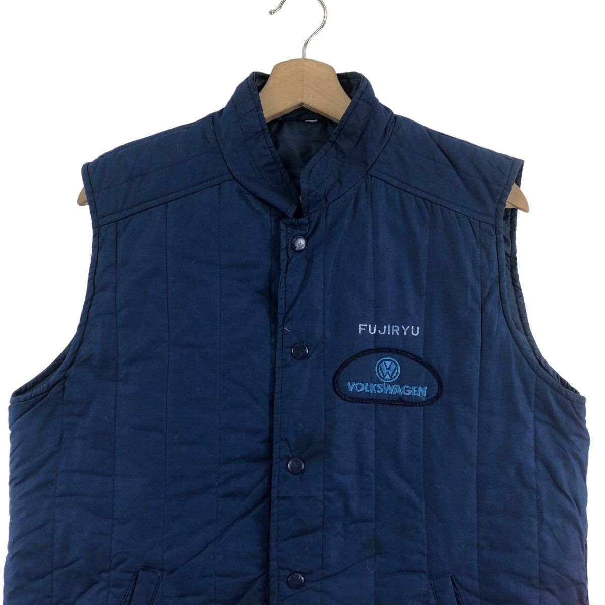 Vintage VOLKSWAGEN JAPAN RACING TEAM Vest Jacket Puffer