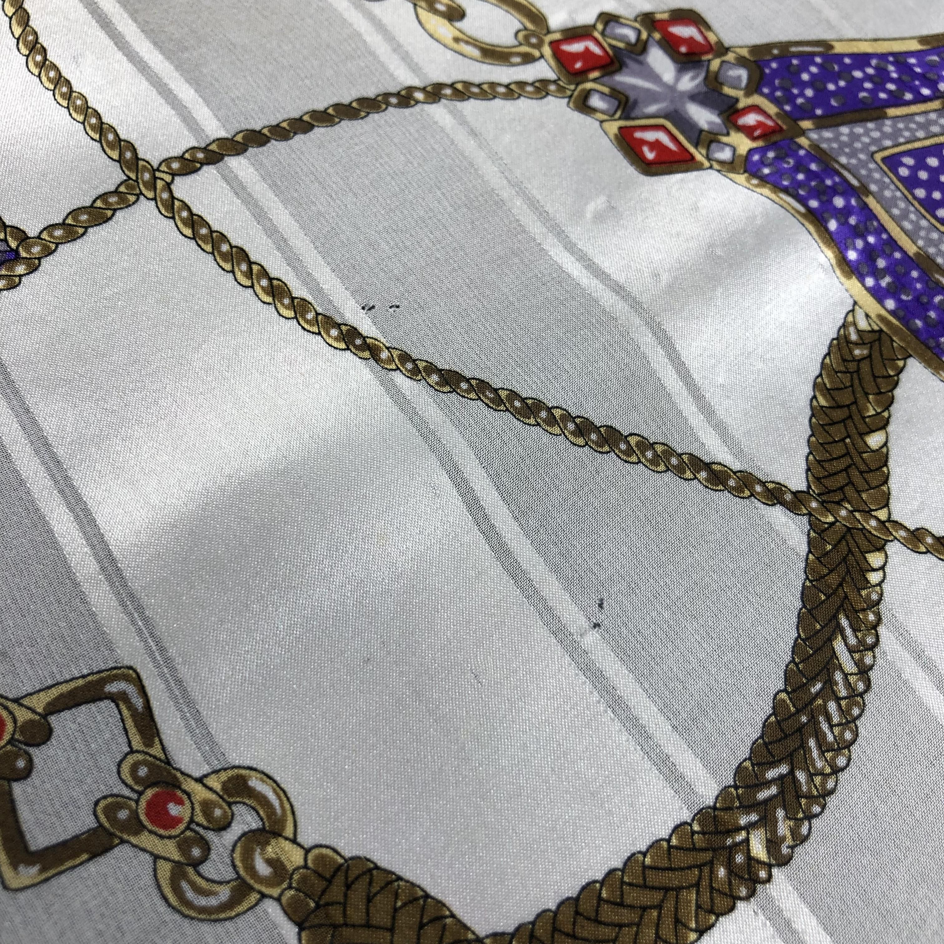 Louis Feraud Vintage Louis Feraud Luxury Jewelry Silk Scarf M385 Size ONE SIZE - 6 Thumbnail