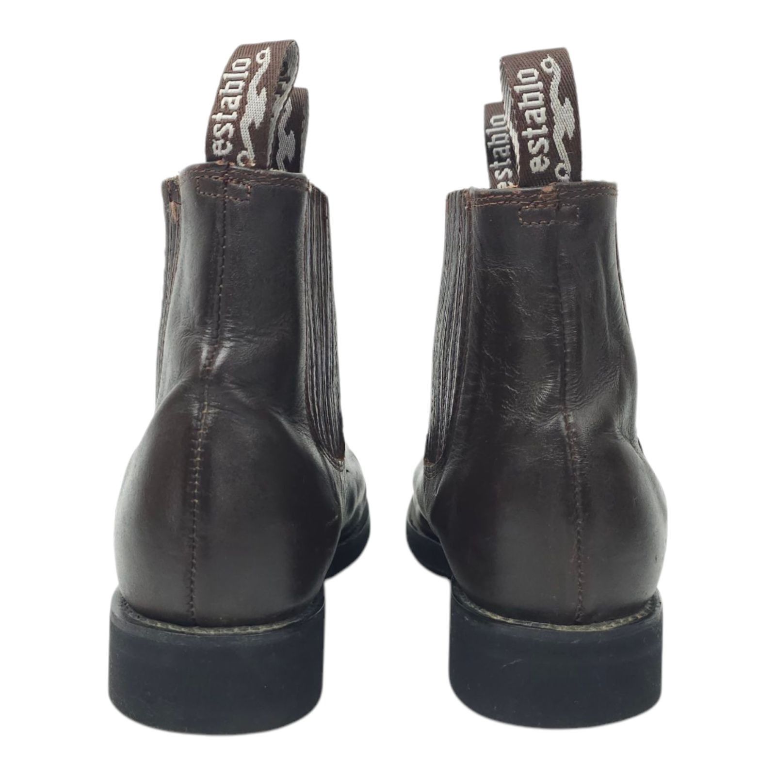 Other Establo Ankle Boot Mens Size US 8 Mex 27 EU 41 Pull On Brown Size US 8 / EU 41 - 4 Thumbnail