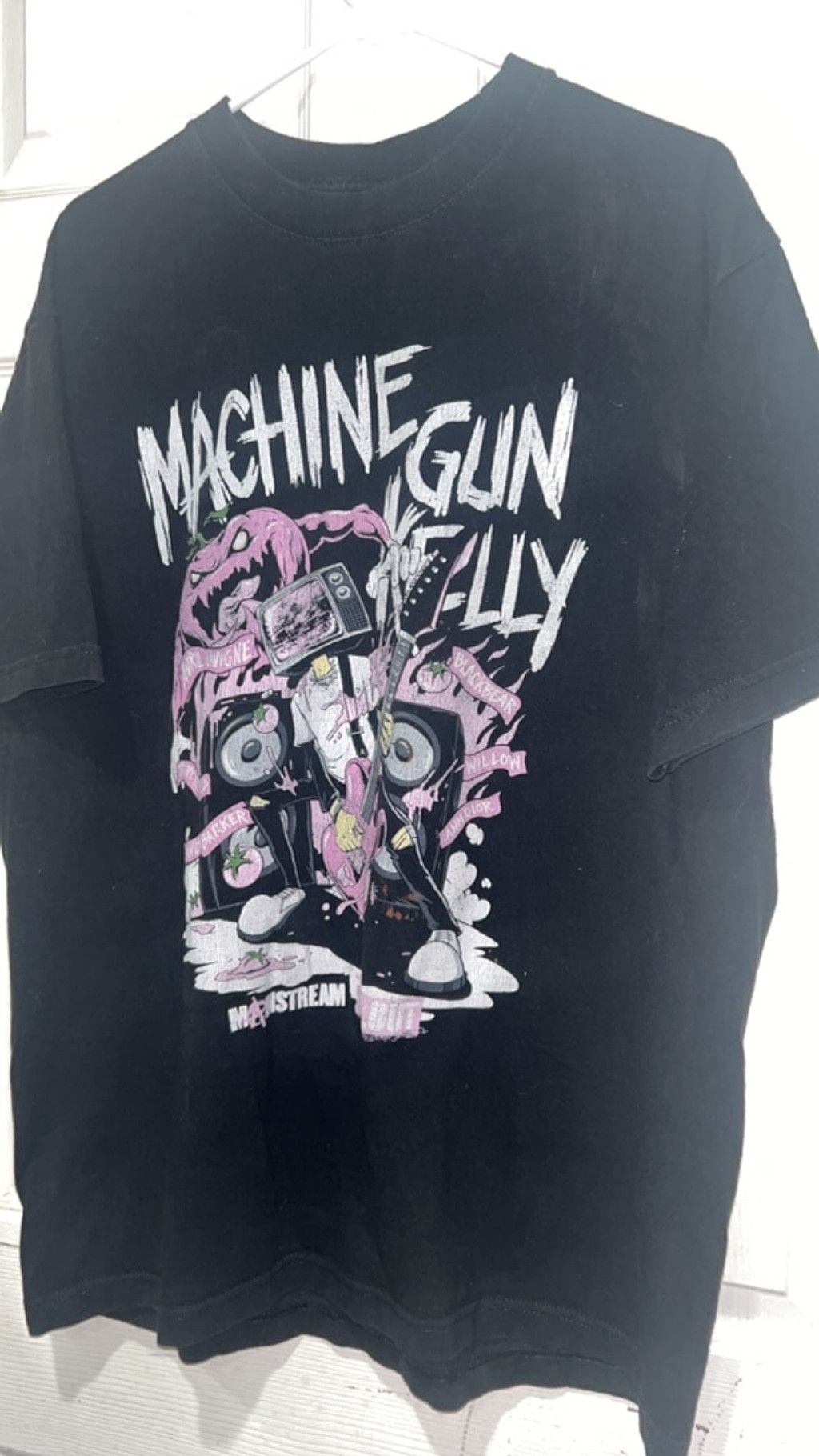 Other Men's Shaka Wear Black Machine Gun Kelly Mainstream Sellout Size US XL / EU 56 / 4 - 2 Thumbnail