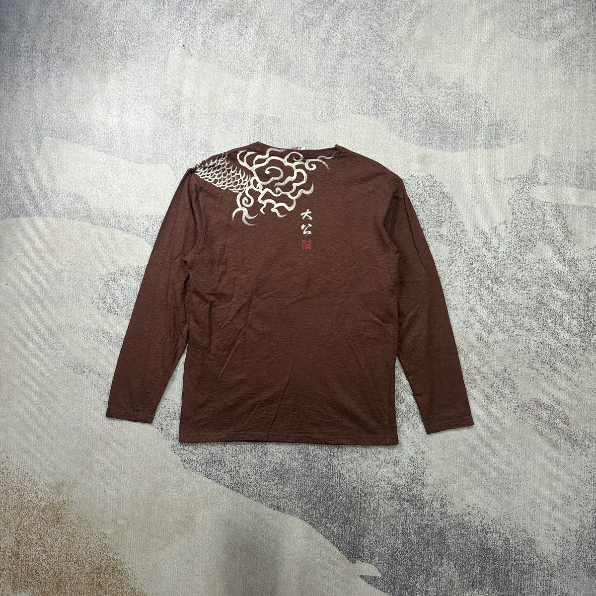 Japanese Brand Sukajan longsleeve Tshirt Size US M / EU 48-50 / 2 - 2 Thumbnail