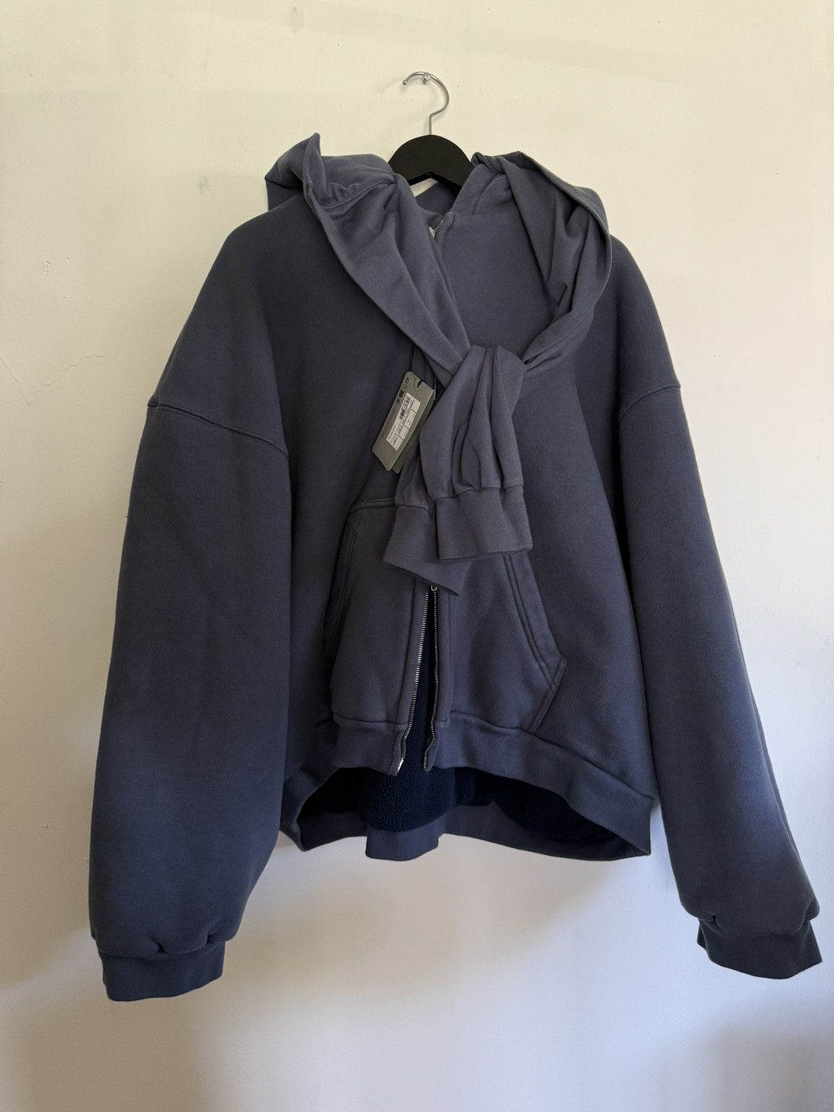 Balenciaga Lined Incognito Zip Up Hoodie Size US XXL / EU 58 / 5 - 1 Thumbnail