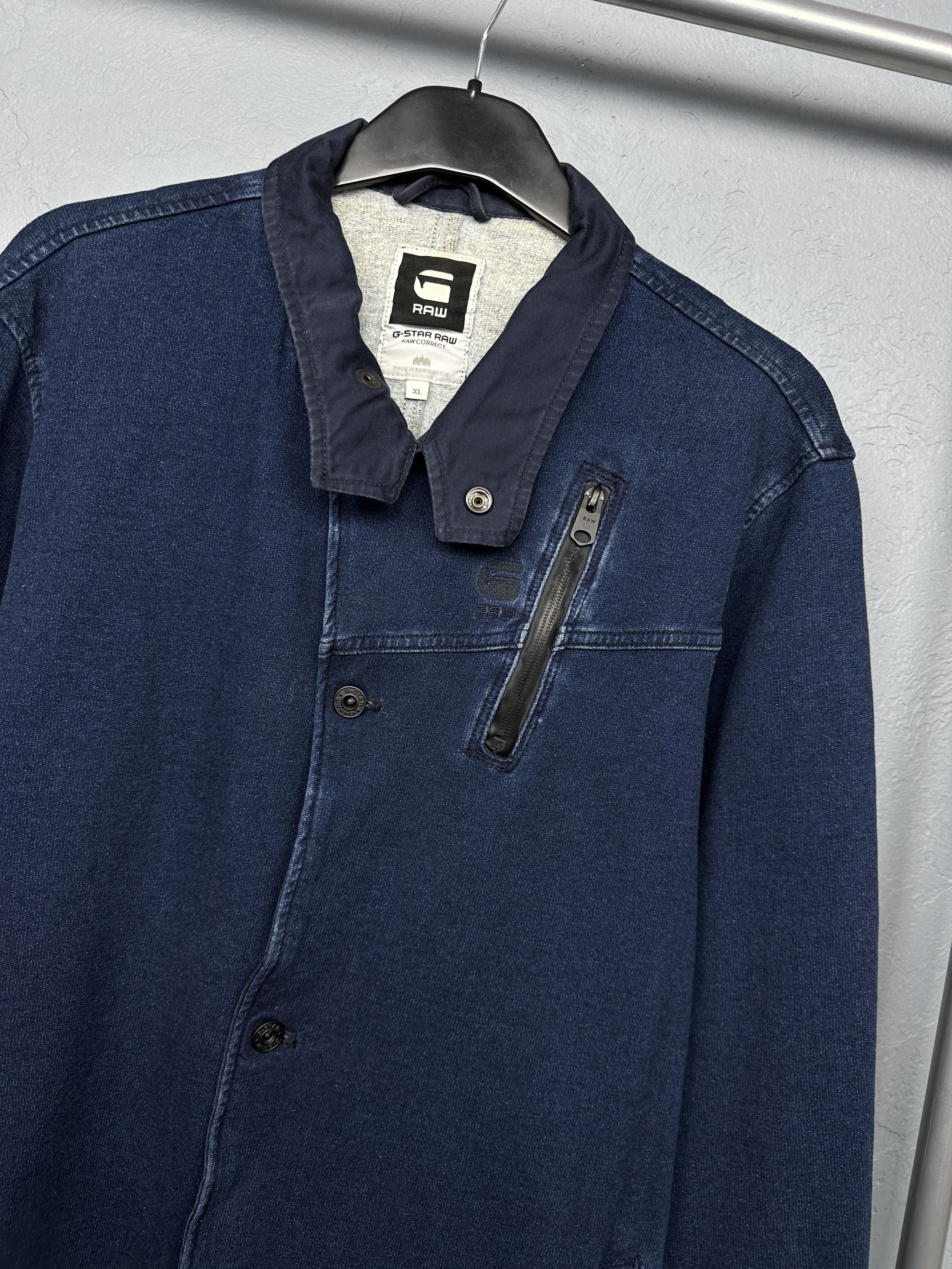 G-Star G Star Raw Kensetsu Vest Mens Overshirt Jacket Size US XL / EU 56 / 4 - 2 Thumbnail