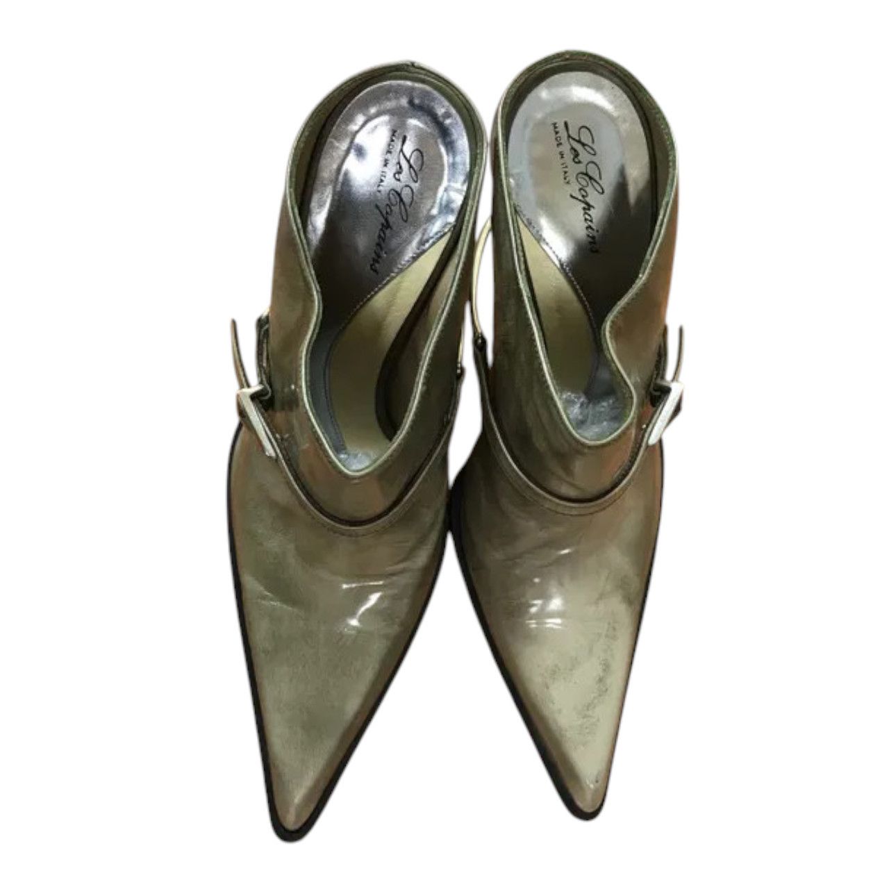 Les Copains Leather pointed toe mules us sz 7.5 / eur 38 Size US 7.5 / IT 37.5 - 2 Thumbnail