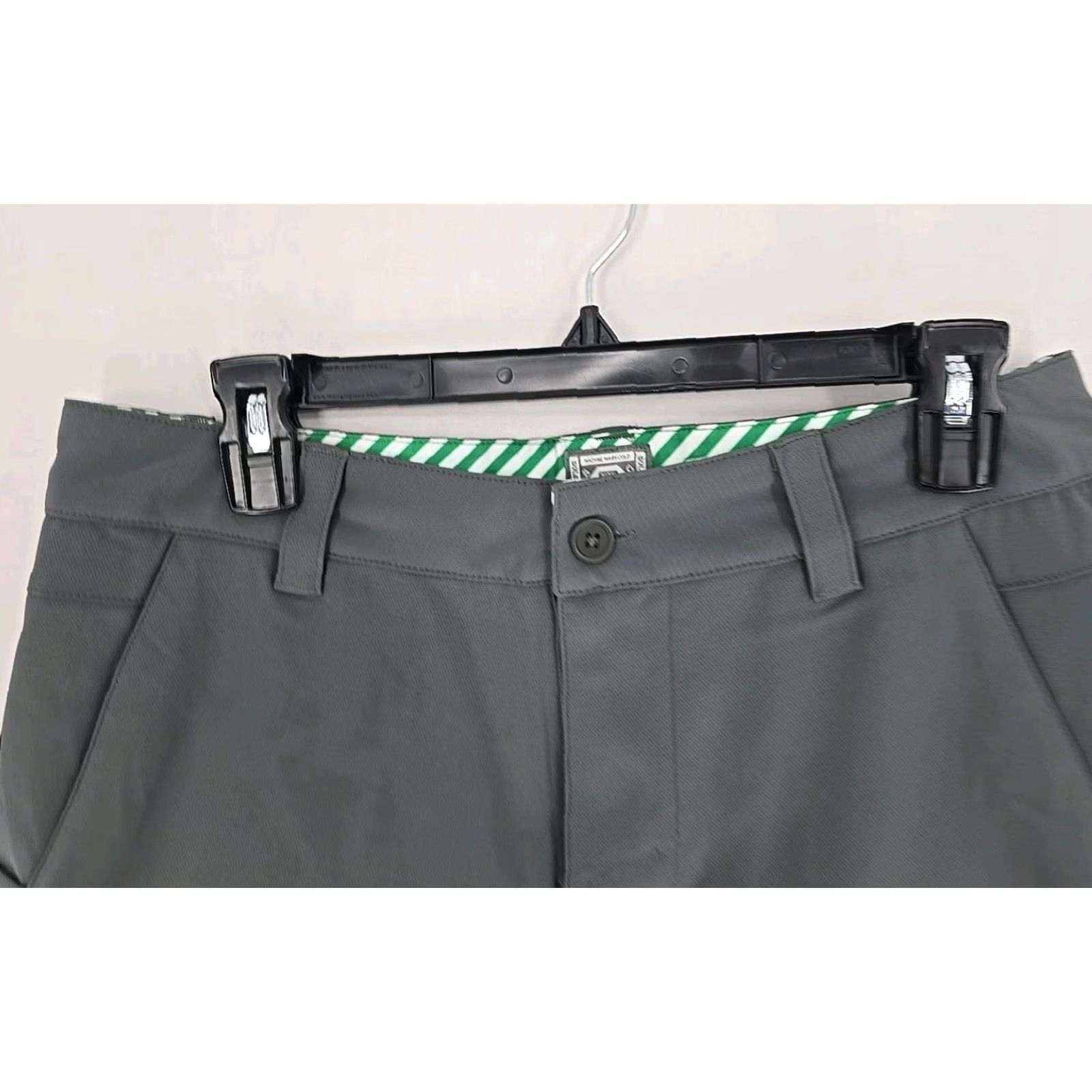 Vintage VINTAGE Solar City Shorts – Men’s – Gray – Size 34 – Lightweight Casual City Theme - 90s? Size US 34 / EU 50 - 2 Thumbnail