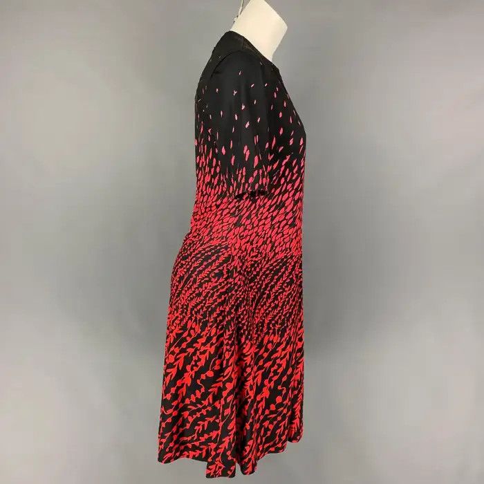 Givenchy o1y0925 Mini Dress in Black/Red Size S / US 4 / IT 40 - 2 Thumbnail