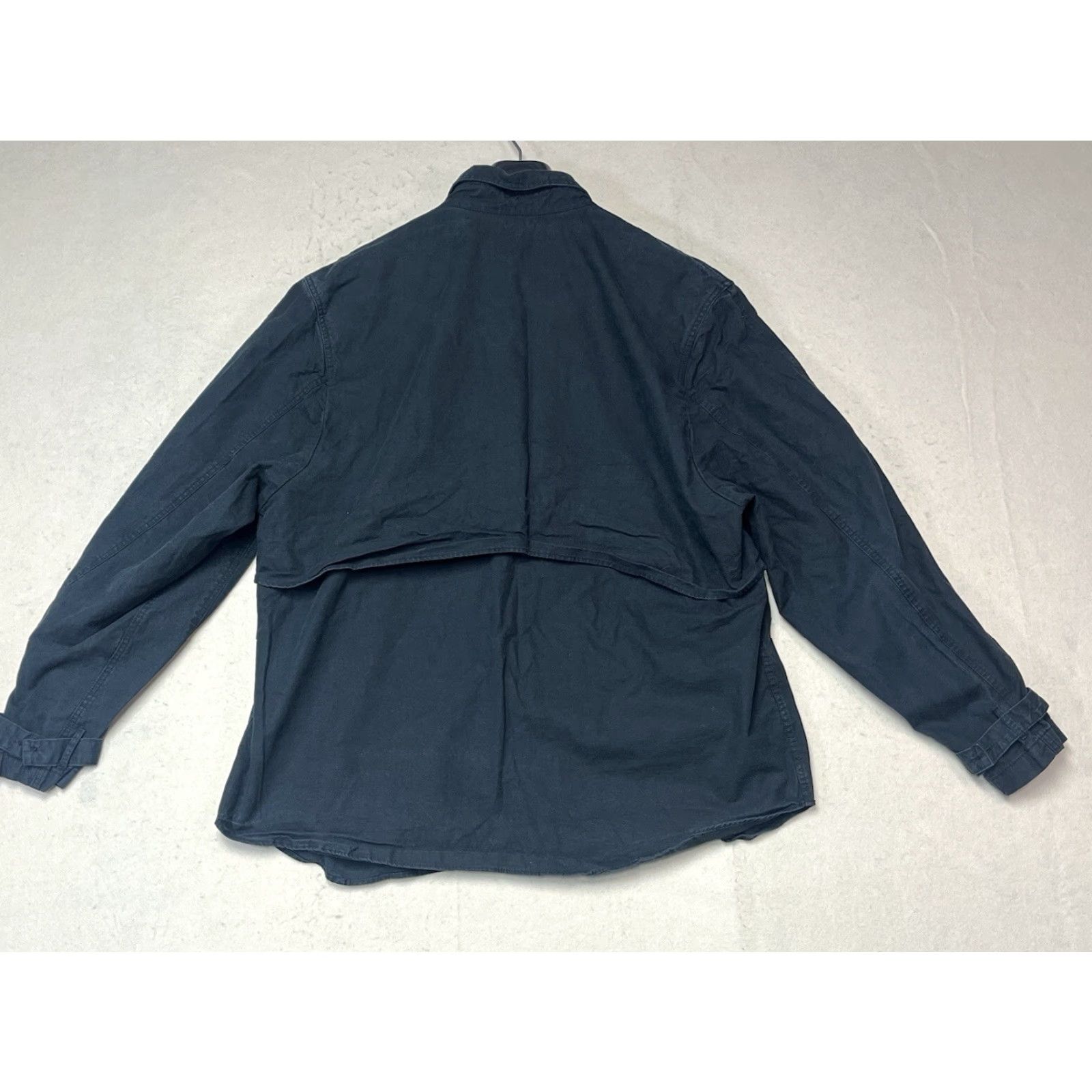 Zara ZARA Man Denim Jacket Black Pockets Size XL Button Jacket Coat Bomber Mens Casual Workwear Button Front Size US XL / EU 56 / 4 - 2 Thumbnail