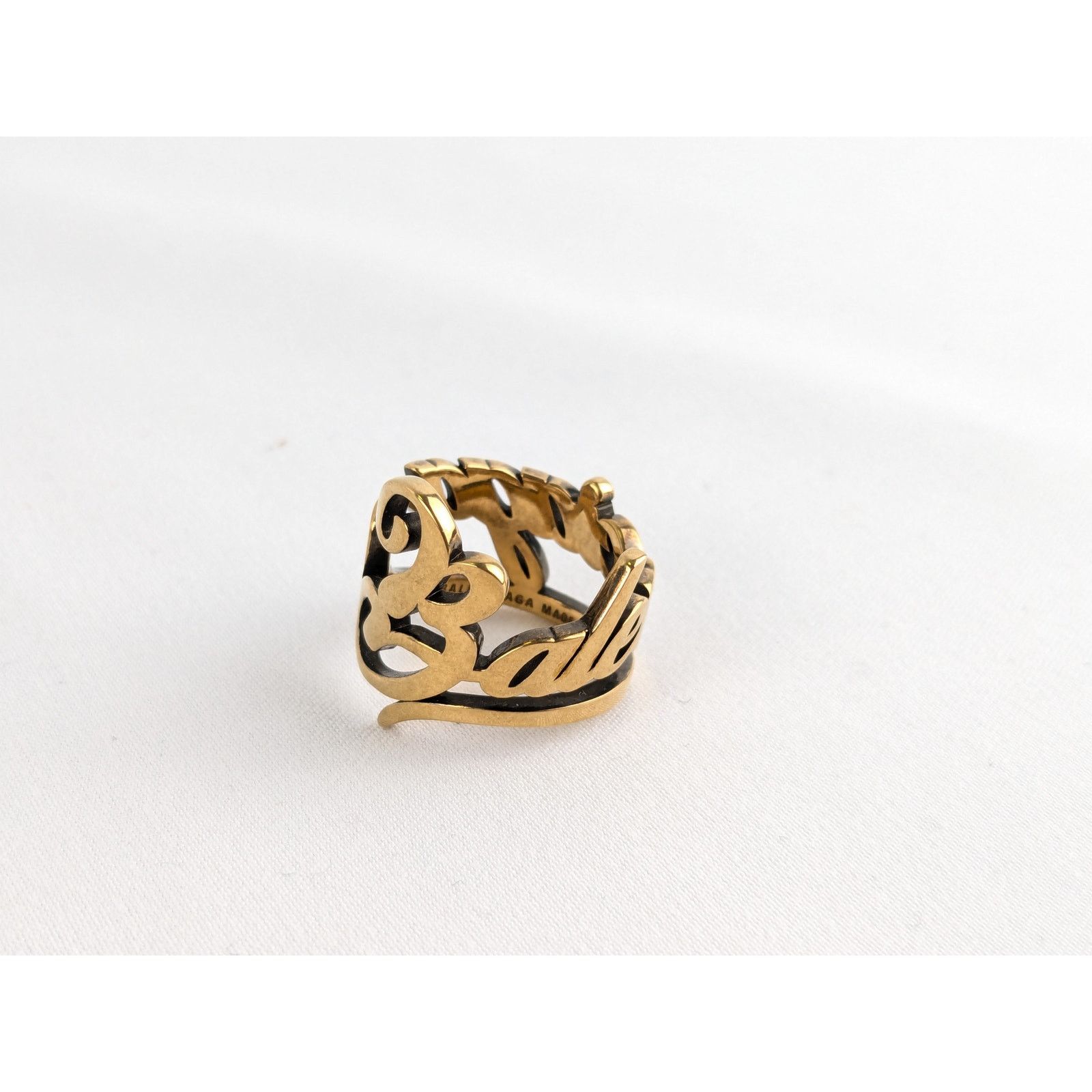 Balenciaga o1rshd1 Size: 54 / Dup / Ring in Golden Size ONE SIZE - 1 Thumbnail