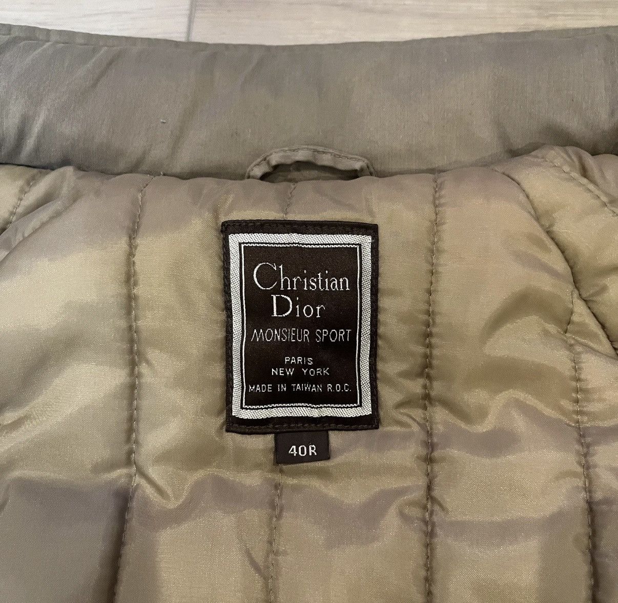 Christian Dior Monsieur Vintage Christian DIOR MONSIEUR SPORT Beige Bomber Puffer Size US M / EU 48-50 / 2 - 5 Thumbnail