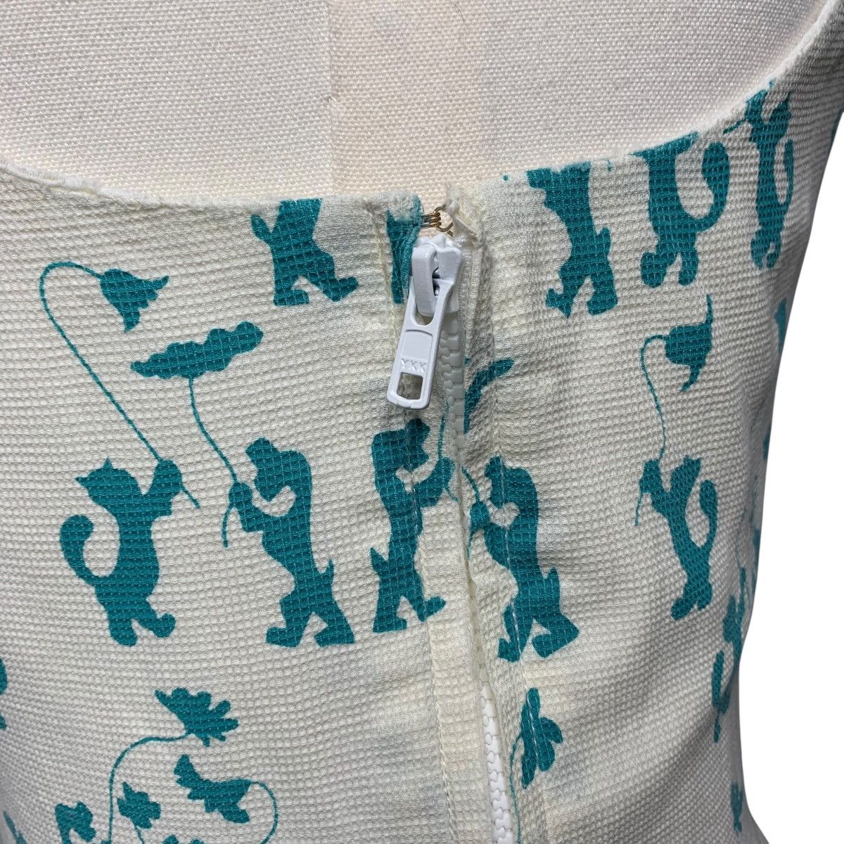 Other Vintage 50/60s Tiger/Lion Circus Novelty Print Dress pockets Size XS / US 0-2 / IT 36-38 - 8 Thumbnail